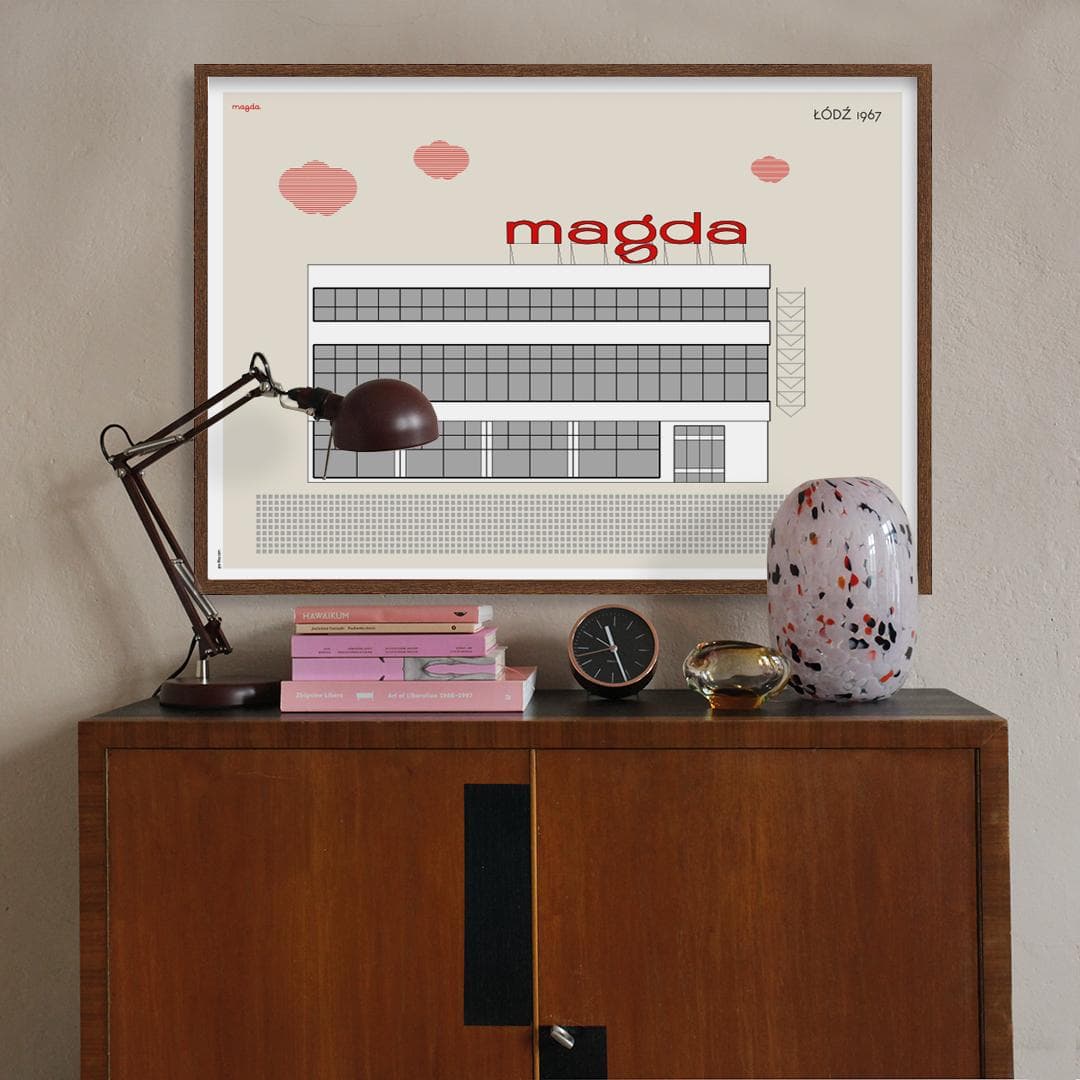 Plakat Magda / Łódź 70x50, aut. K. Jasińska, GRA-FIKA - 123660