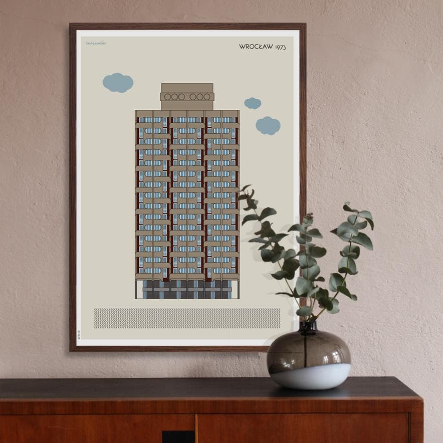 Plakat Sedesowiec / Wrocław 50x70 cm, aut. K. Jasińska, GRA-FIKA - 123652