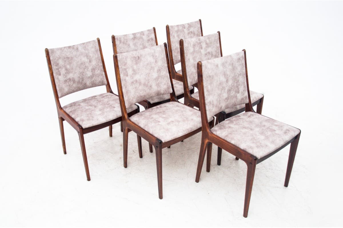 Teak Set of 6 Chairs, Uldum Mobelfabrik, Denmark, 1960s - 78528