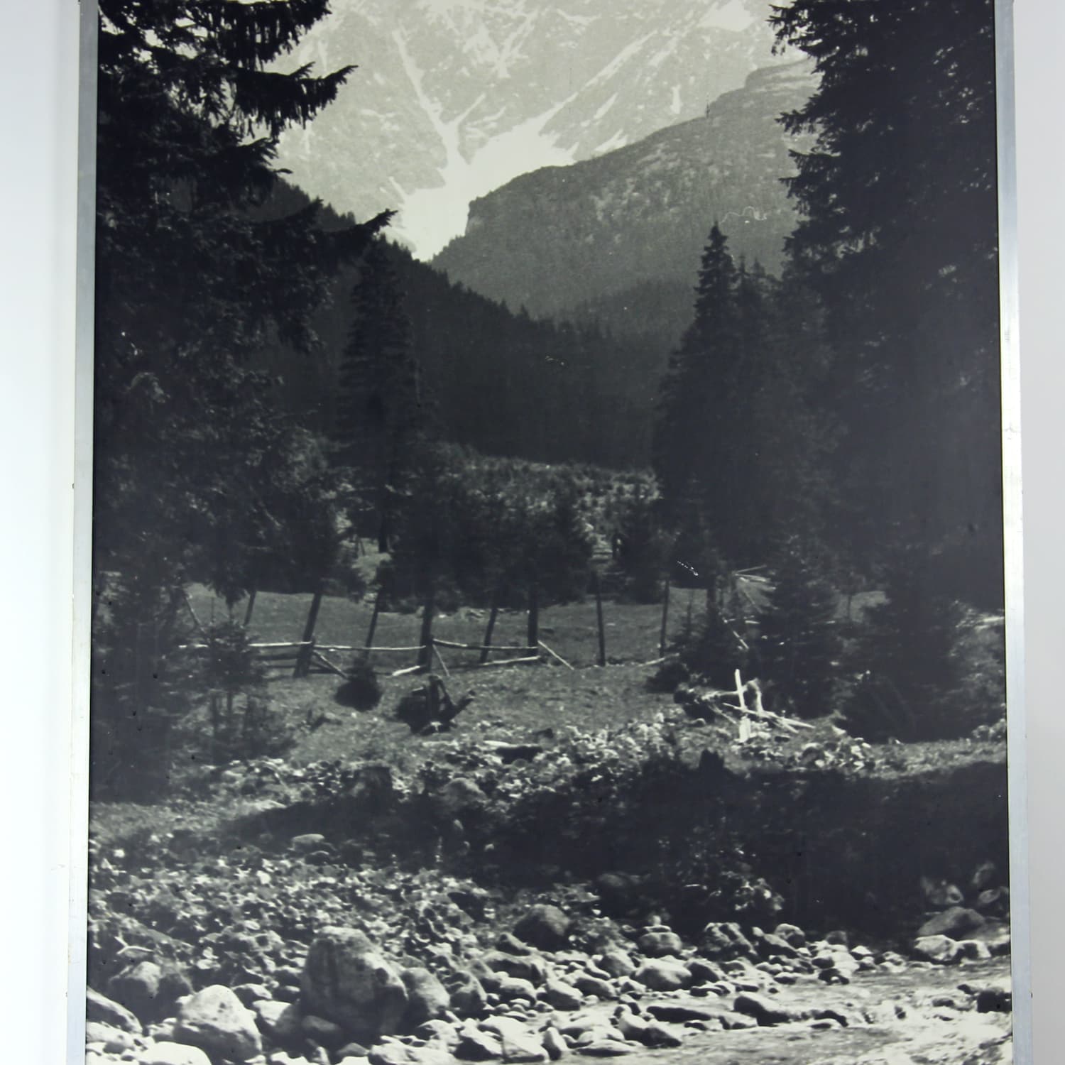 Fotografia ścienna, szary, Czechosłowacja, lata 70. - 123796