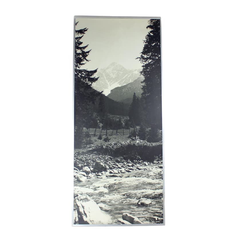 Fotografia ścienna, szary, Czechosłowacja, lata 70.