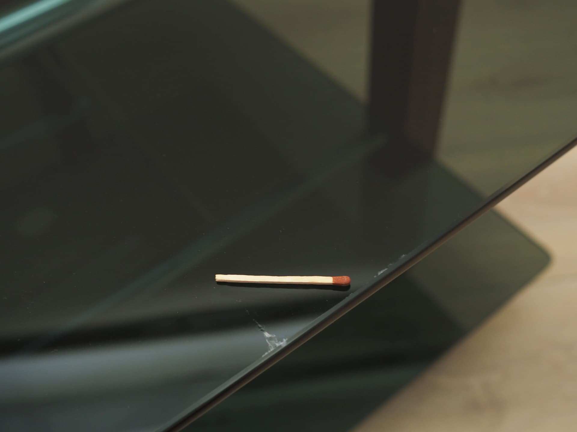 Coffee table, grey glass, rosewood, metal, Italy, 1970s. - 123863