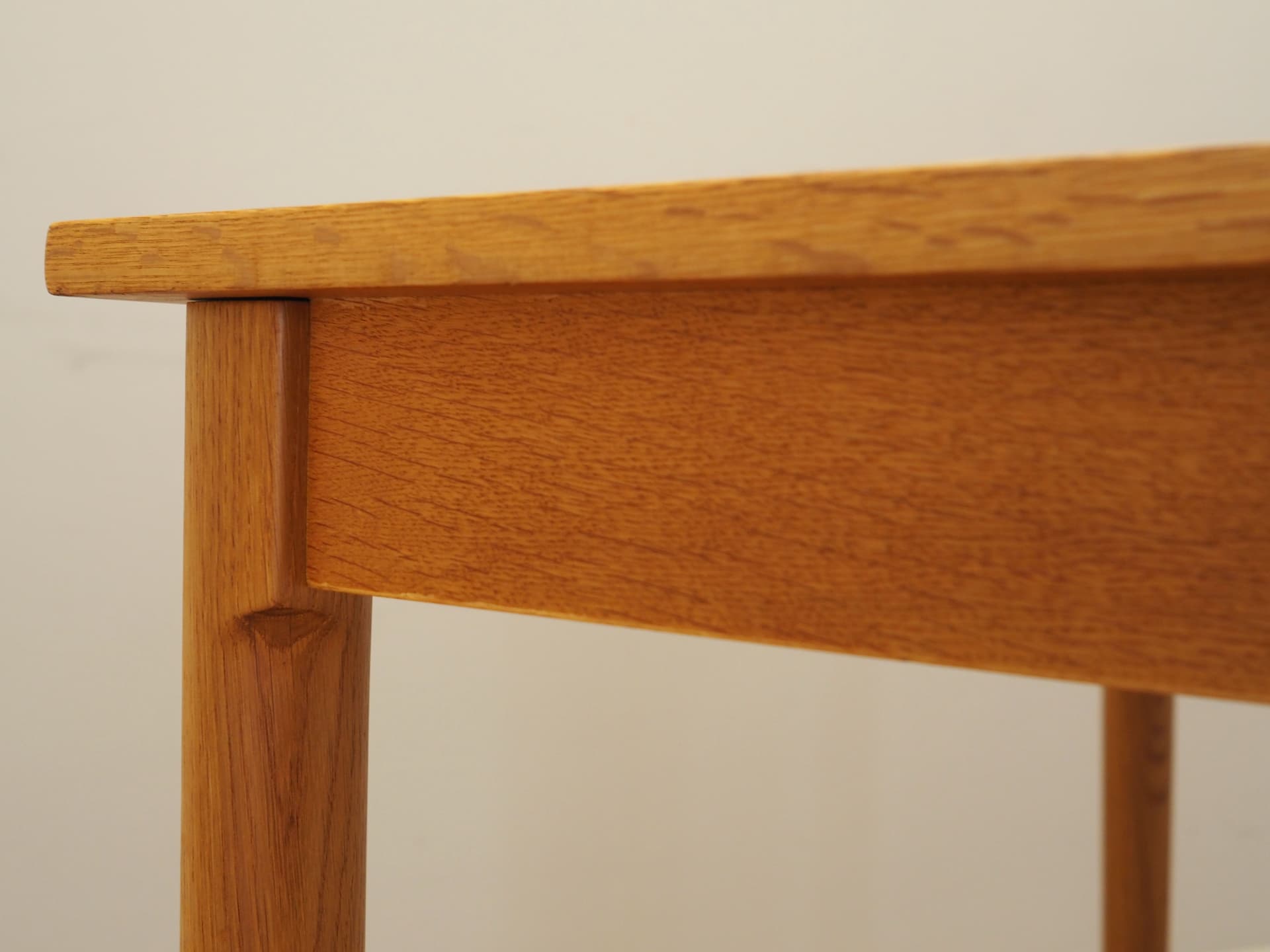 Desk, light brown ash, Denmark, 1970s. - 123894