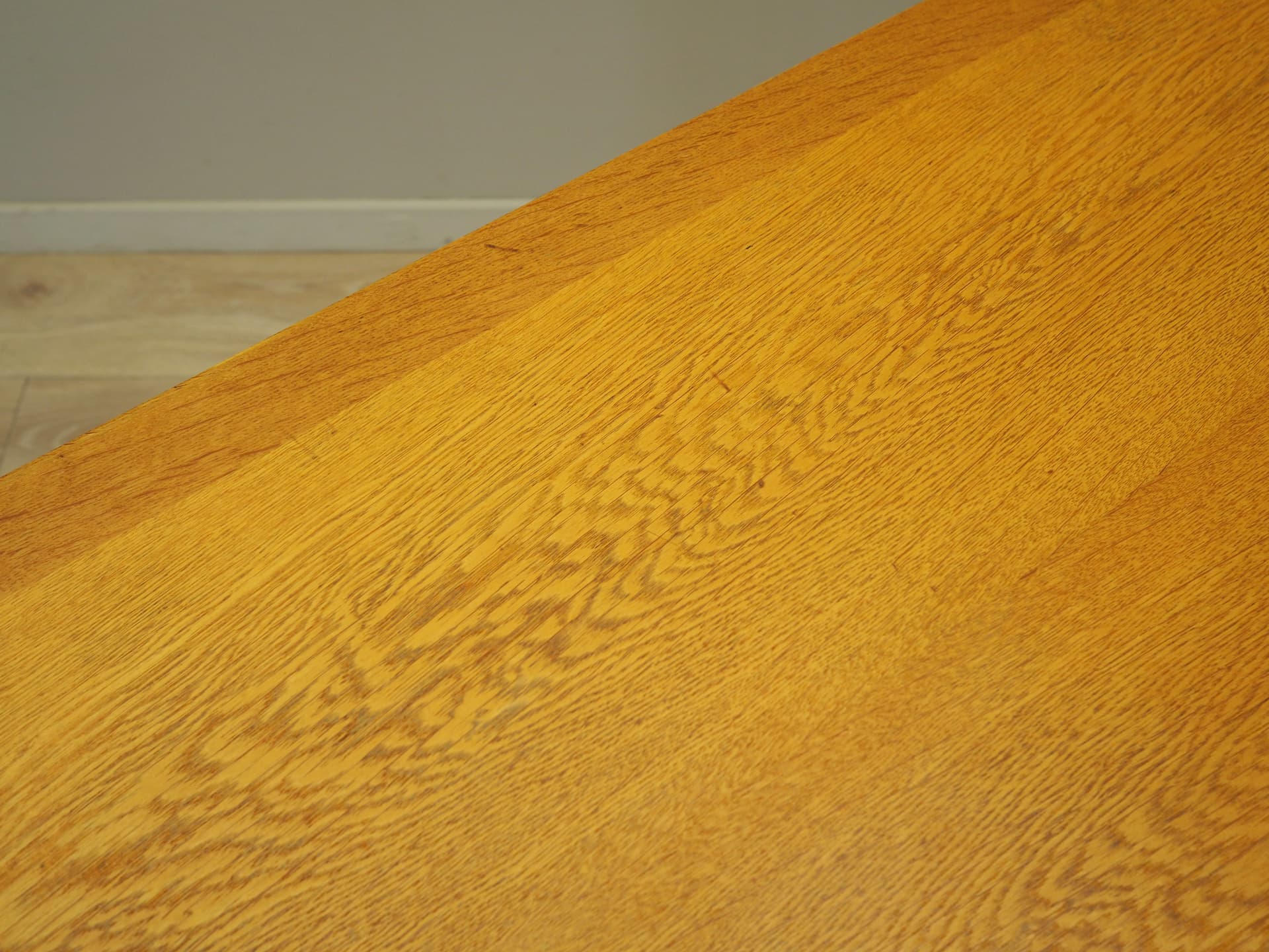 Desk, light brown ash, Denmark, 1970s. - 123898