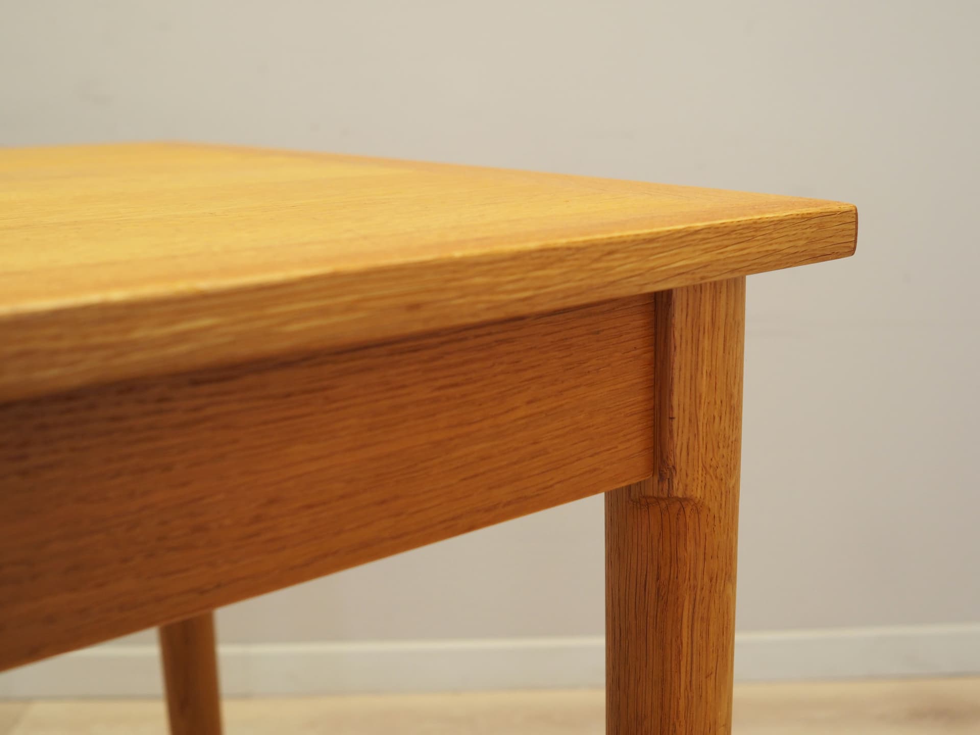 Desk, light brown ash, Denmark, 1970s. - 123895