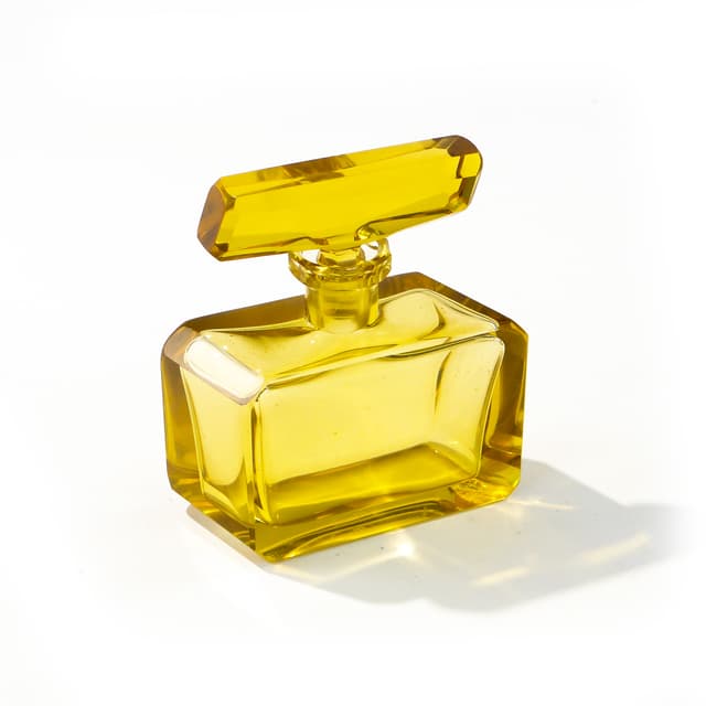 Sześcienna karafka kryształowa, flakon na perfumy, Moser - WYMIARY