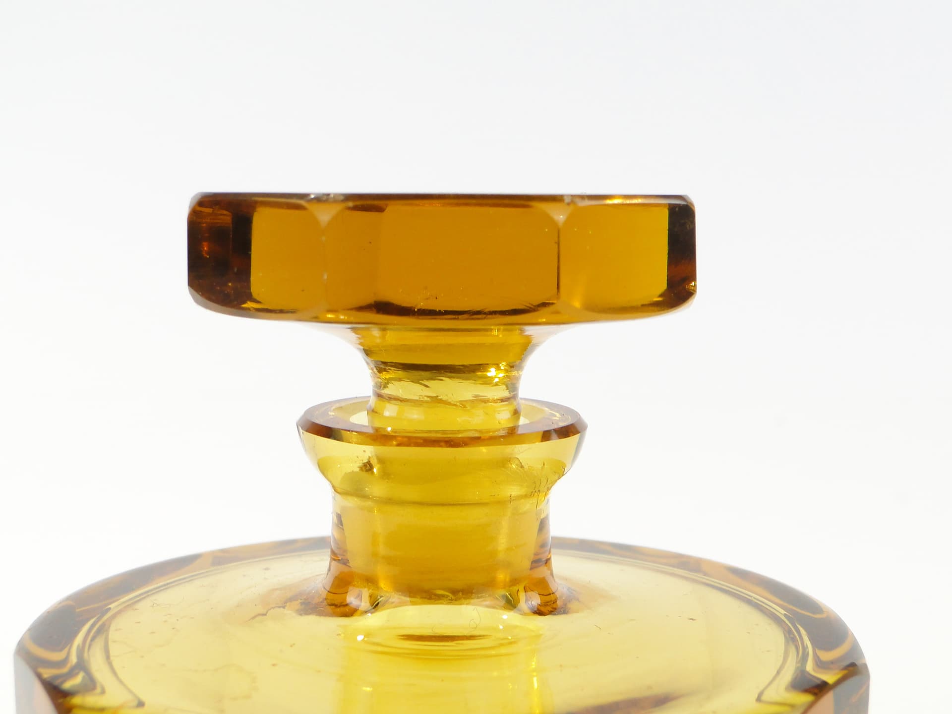 Cylindryczna karafka kryształowa, flakon na perfumy, Moser - 123928