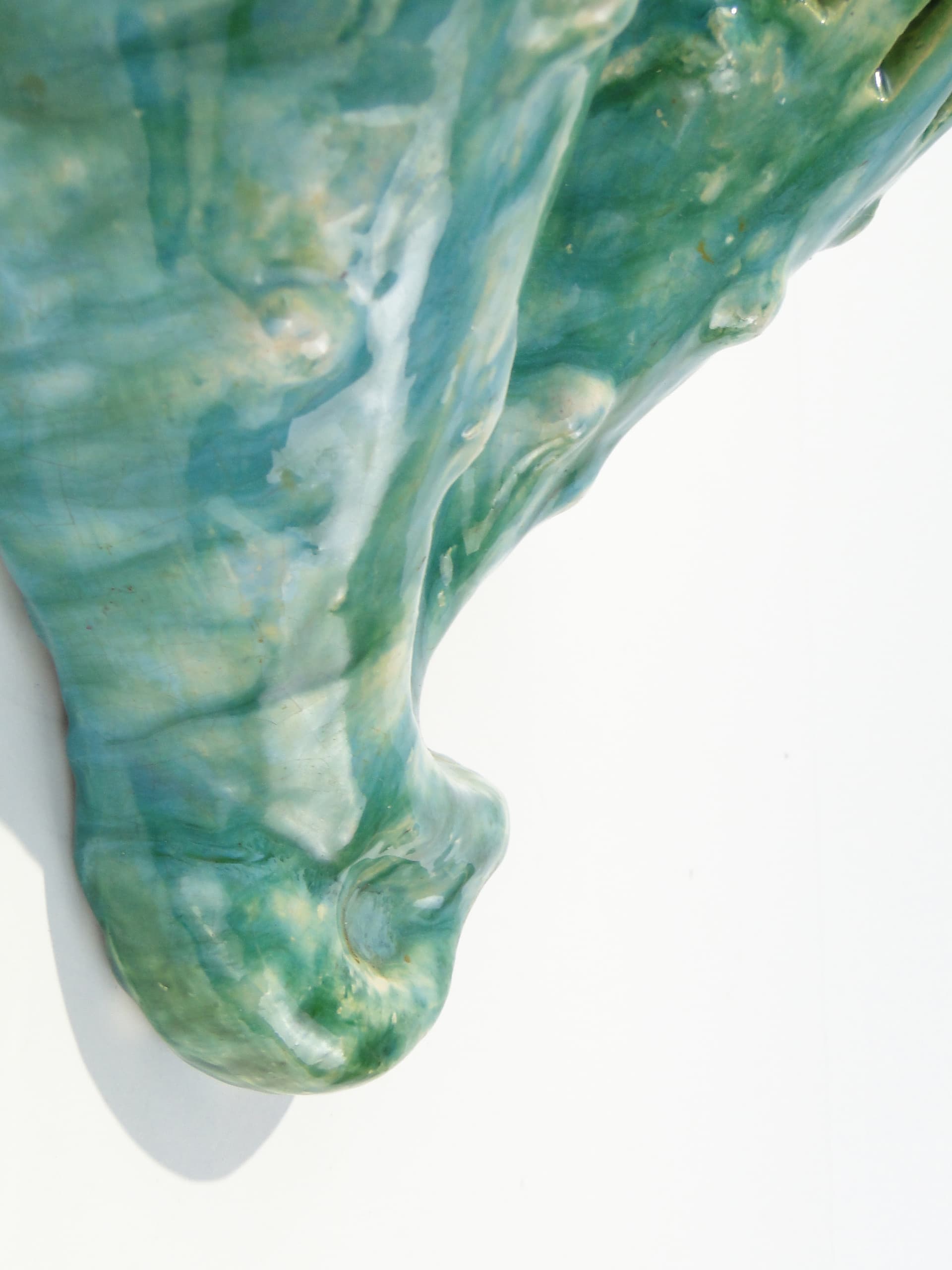 Kinkiet ceramiczny, kaktus, S i Z Flinowie, Kraków l.50-70 - 123939