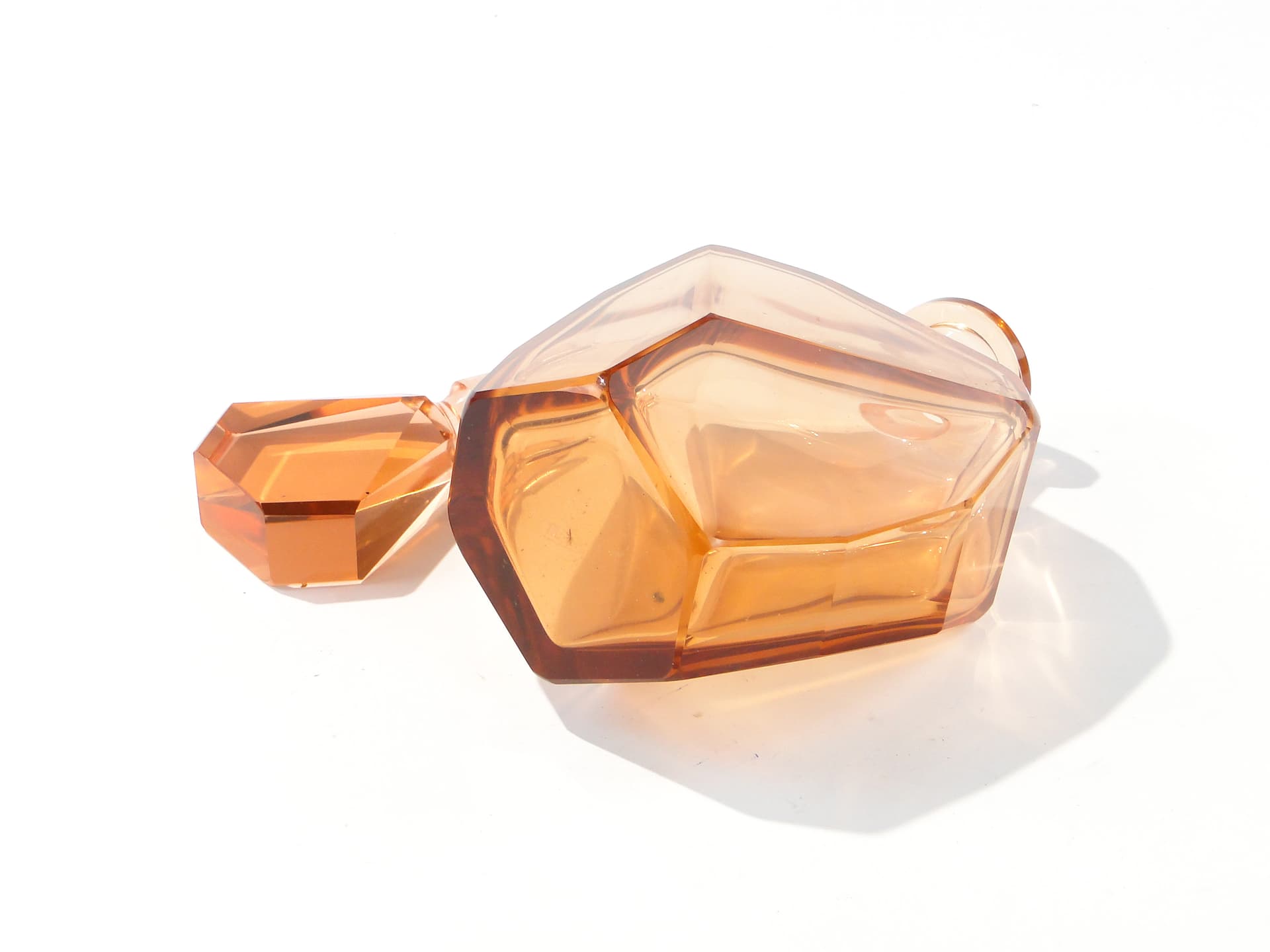 Rozalinowa karafka kryształowa, Moser - 123965