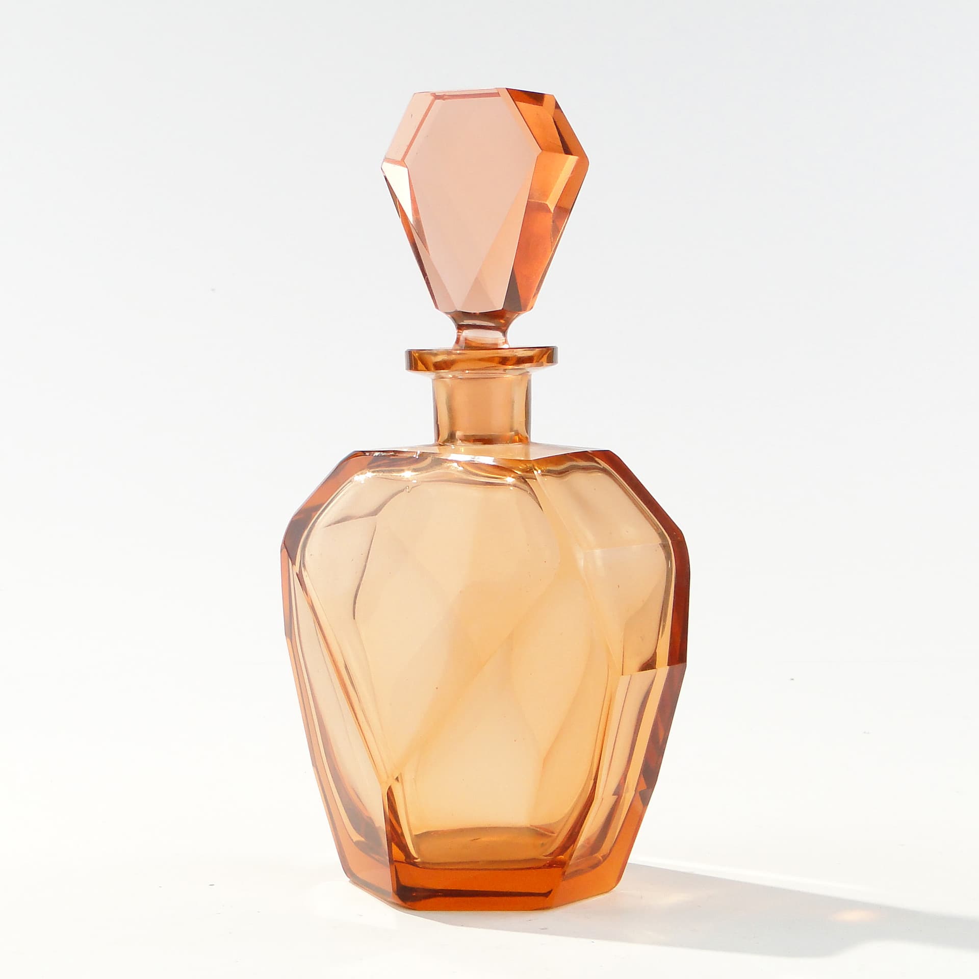 Rozalinowa karafka kryształowa, Moser - 123963