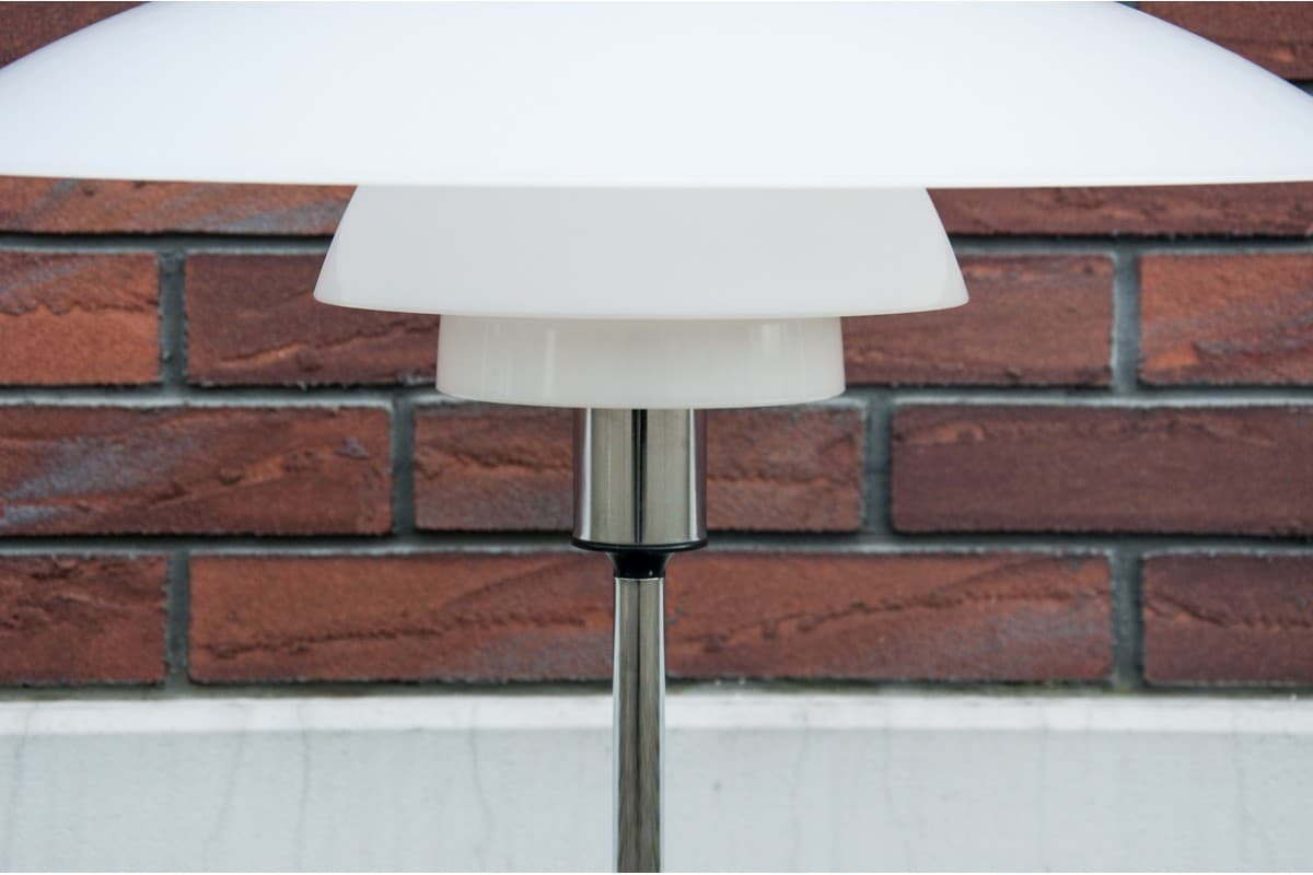 White PH 80 Table Lamp, by P. Henningsen for Louis Poulsen, Denmark, 1970s - 78559