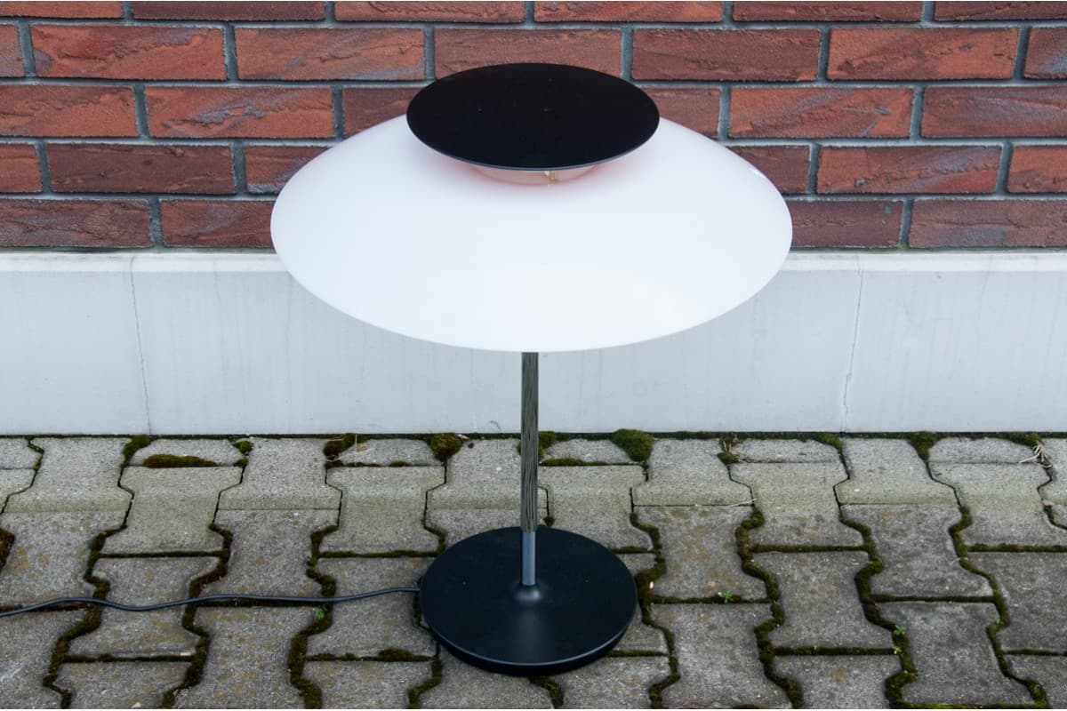 White PH 80 Table Lamp, by P. Henningsen for Louis Poulsen, Denmark, 1970s - 78555