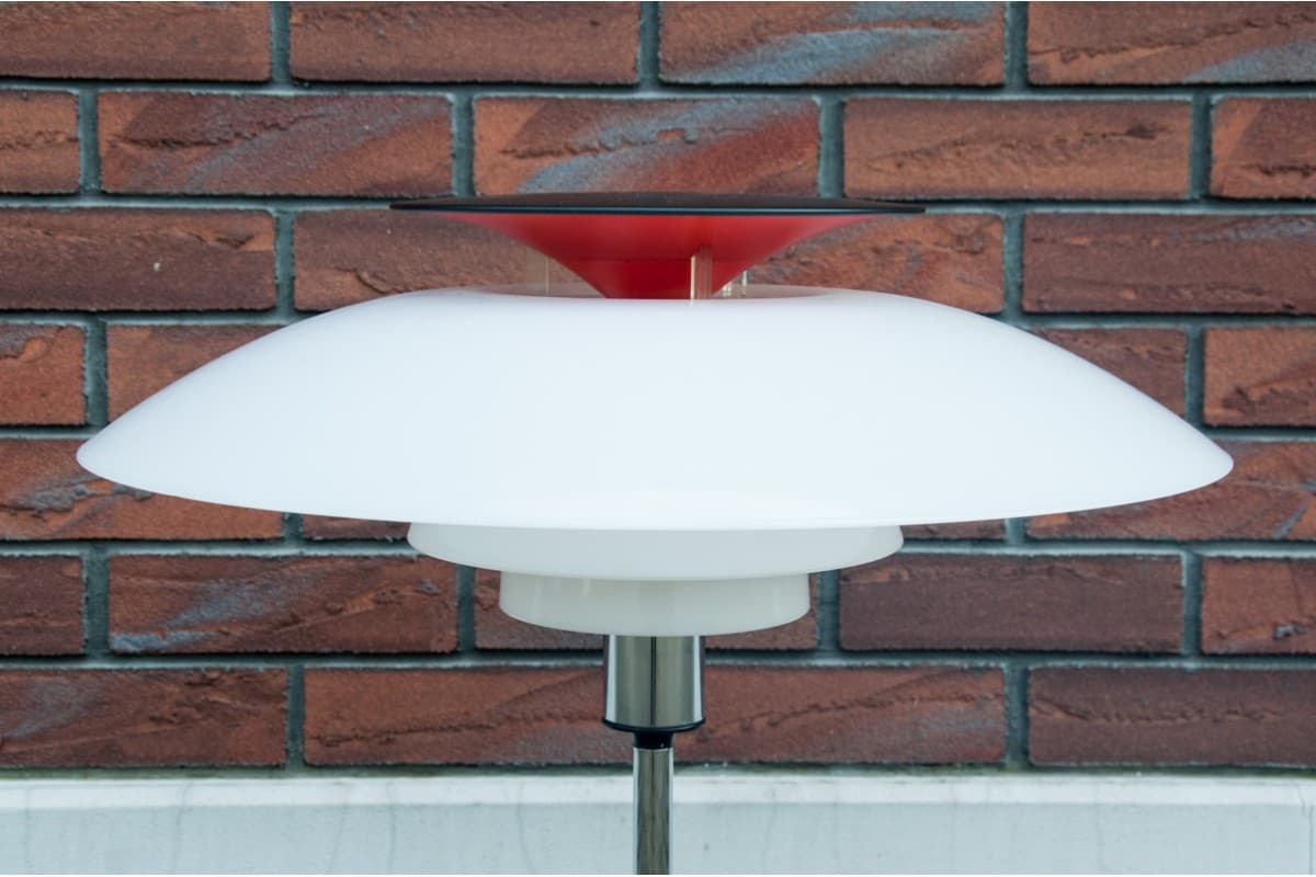White PH 80 Table Lamp, by P. Henningsen for Louis Poulsen, Denmark, 1970s - 78558