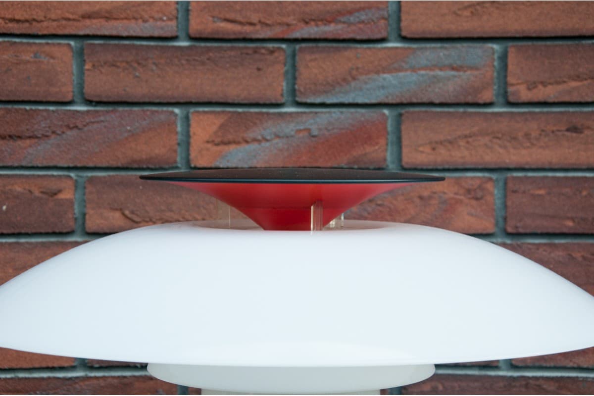 White PH 80 Table Lamp, by P. Henningsen for Louis Poulsen, Denmark, 1970s - 78560