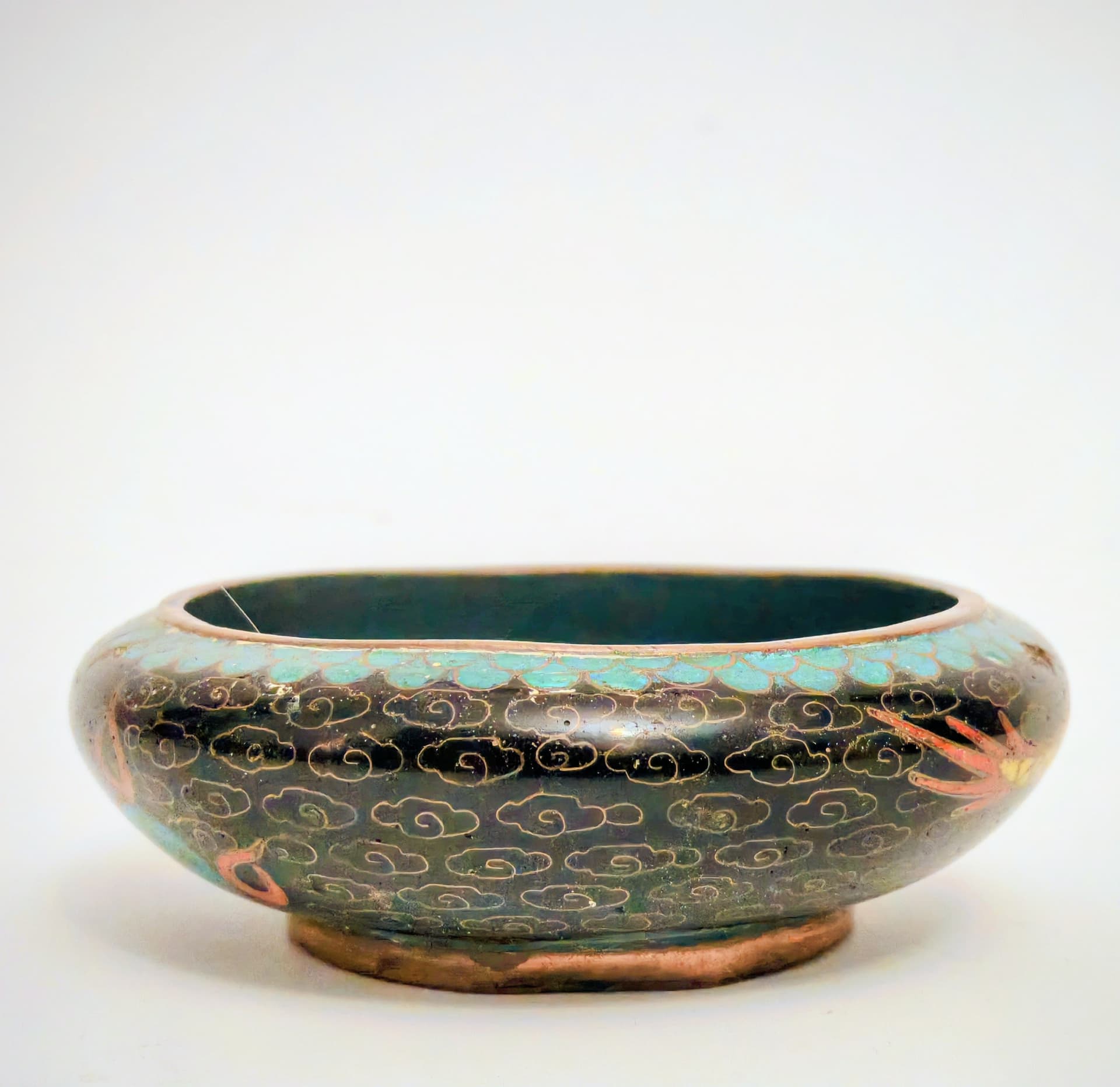 Decorative Vessel, Cloisonné, Multicolor, China, 19th c. - 124047