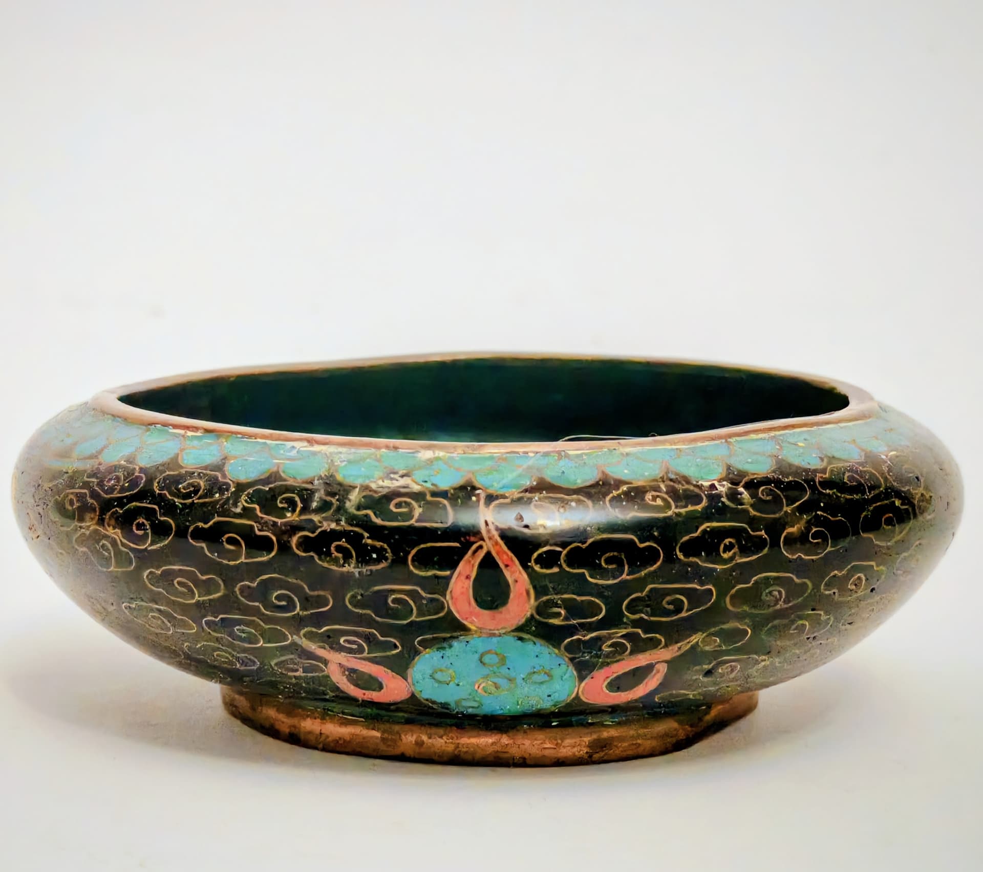Decorative Vessel, Cloisonné, Multicolor, China, 19th c. - 124046