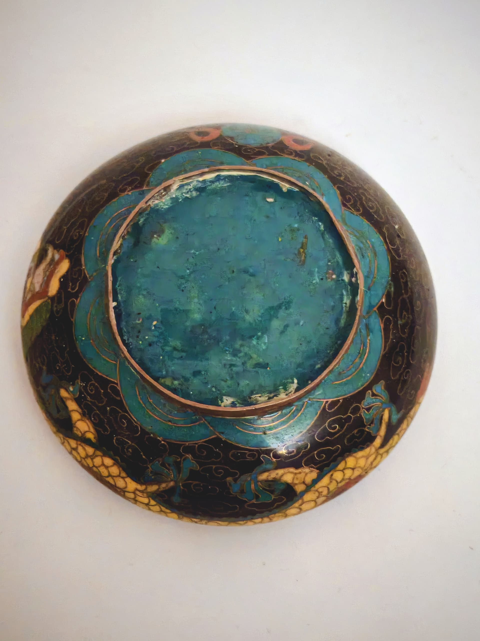 Decorative Vessel, Cloisonné, Multicolor, China, 19th c. - 124042