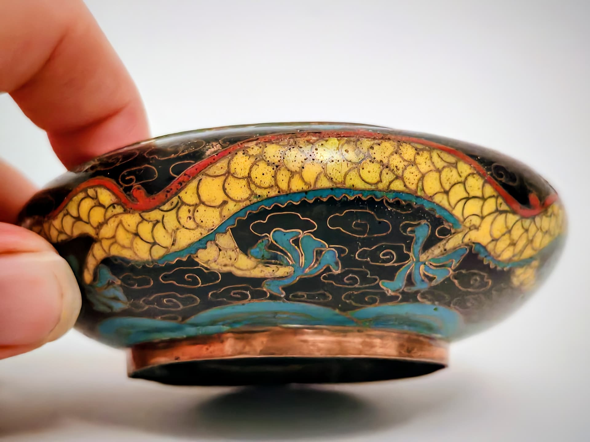 Decorative Vessel, Cloisonné, Multicolor, China, 19th c. - 124049