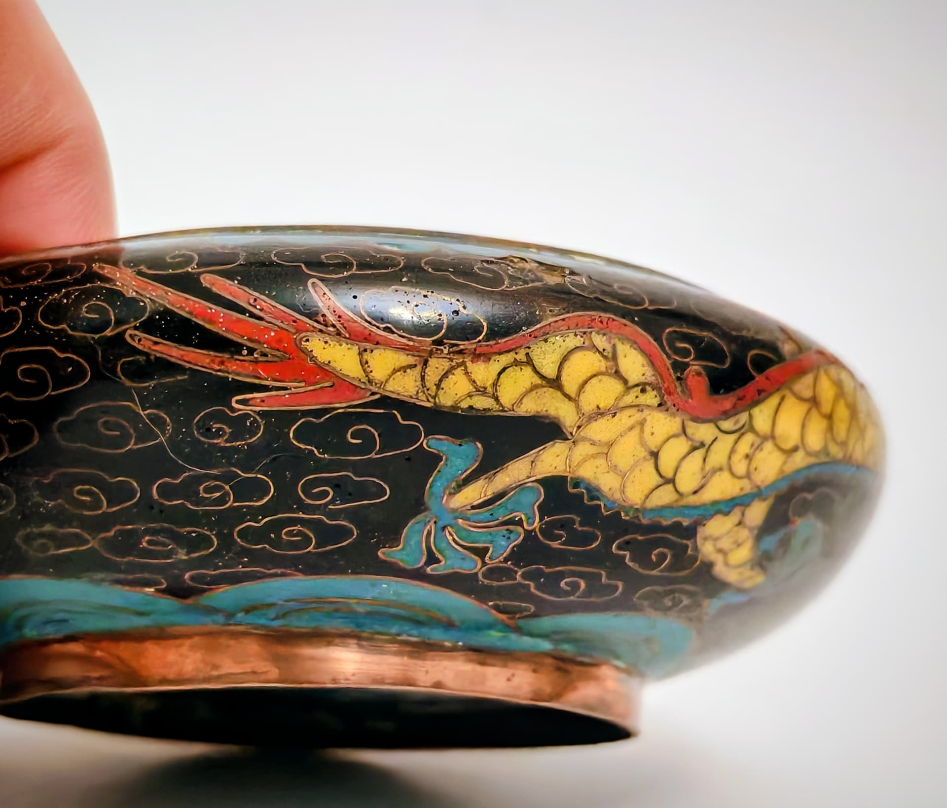 Decorative Vessel, Cloisonné, Multicolor, China, 19th c. - 124050