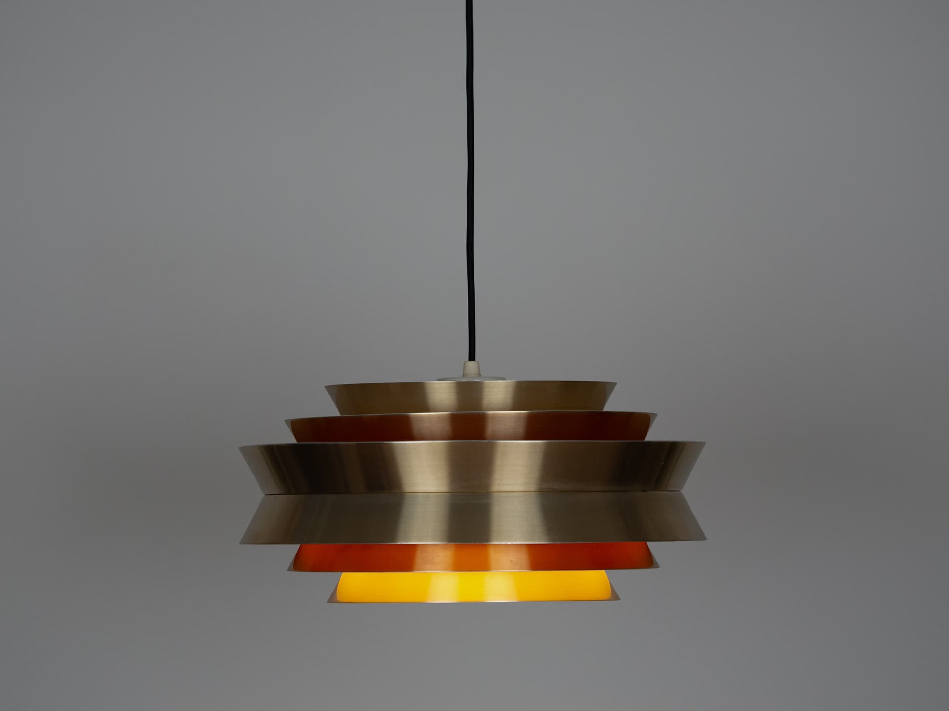 Lampa Trava proj. Carl Thore, Granhaga, Szwecja, lata 60. - 124156