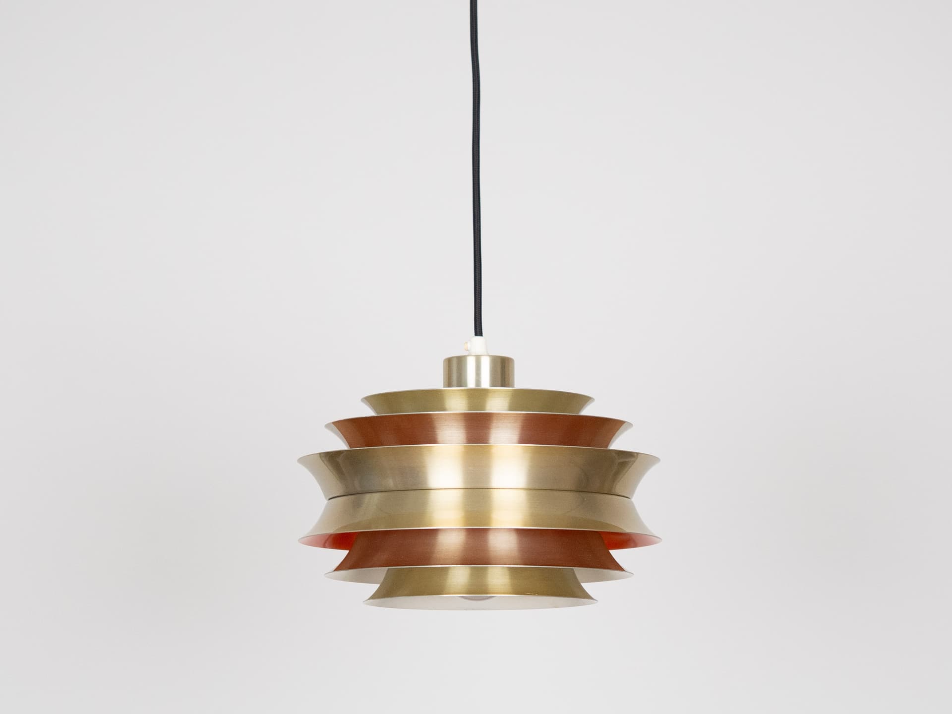 Ivory White Aluminum PH 4/3 Pendant Lamp, by P. Henningsen for Louis Poulsen, Denmark, 1960s - 124177