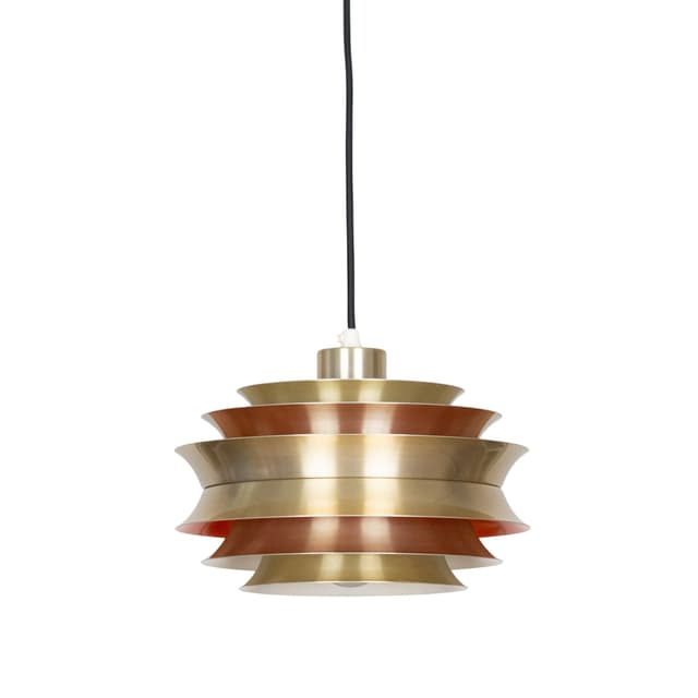 Ivory White Aluminum PH 4/3 Pendant Lamp, by P. Henningsen for Louis Poulsen, Denmark, 1960s - DIMENSION