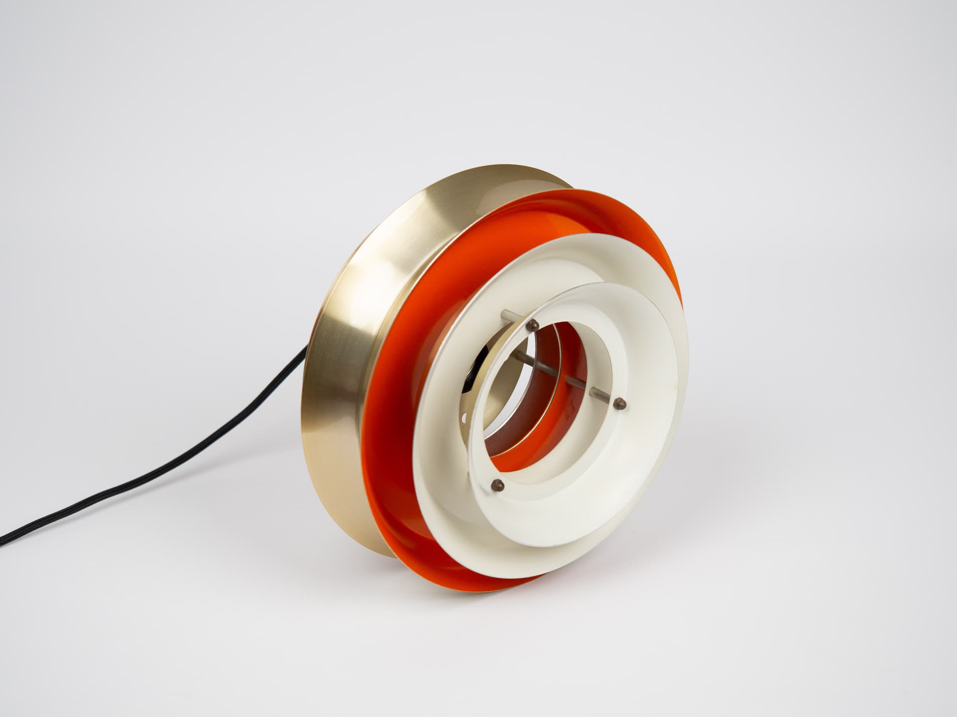 Ivory White Aluminum PH 4/3 Pendant Lamp, by P. Henningsen for Louis Poulsen, Denmark, 1960s - 124183