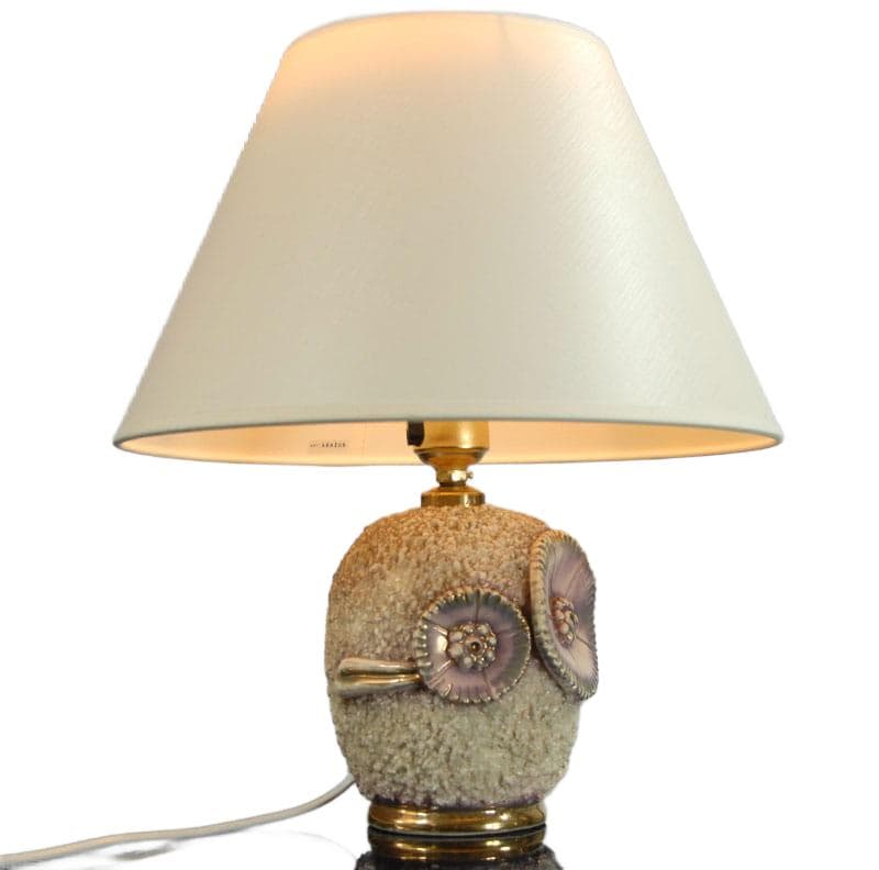 Beige Ceramic Table Lamp, France, 1950s - 8391