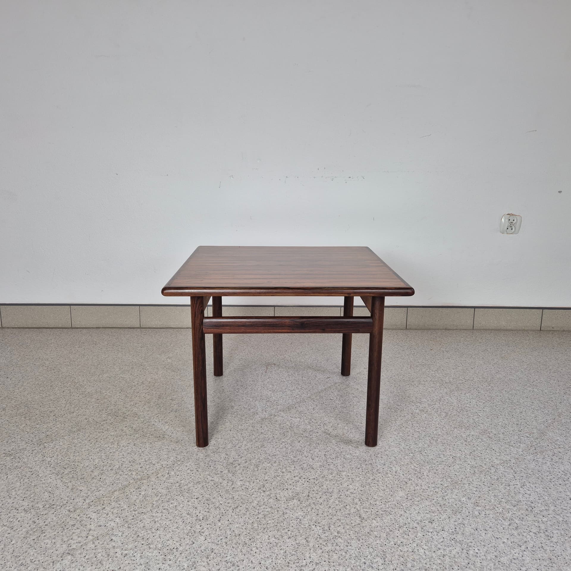 Coffee table, dark brown rosewood, by T. Afdal, Bruksbo, Denmark, 1960s. - 125050