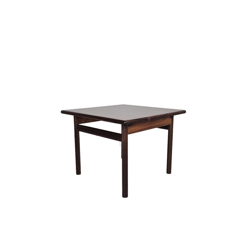 Coffee table, dark brown rosewood, by T. Afdal, Bruksbo, Denmark, 1960s.