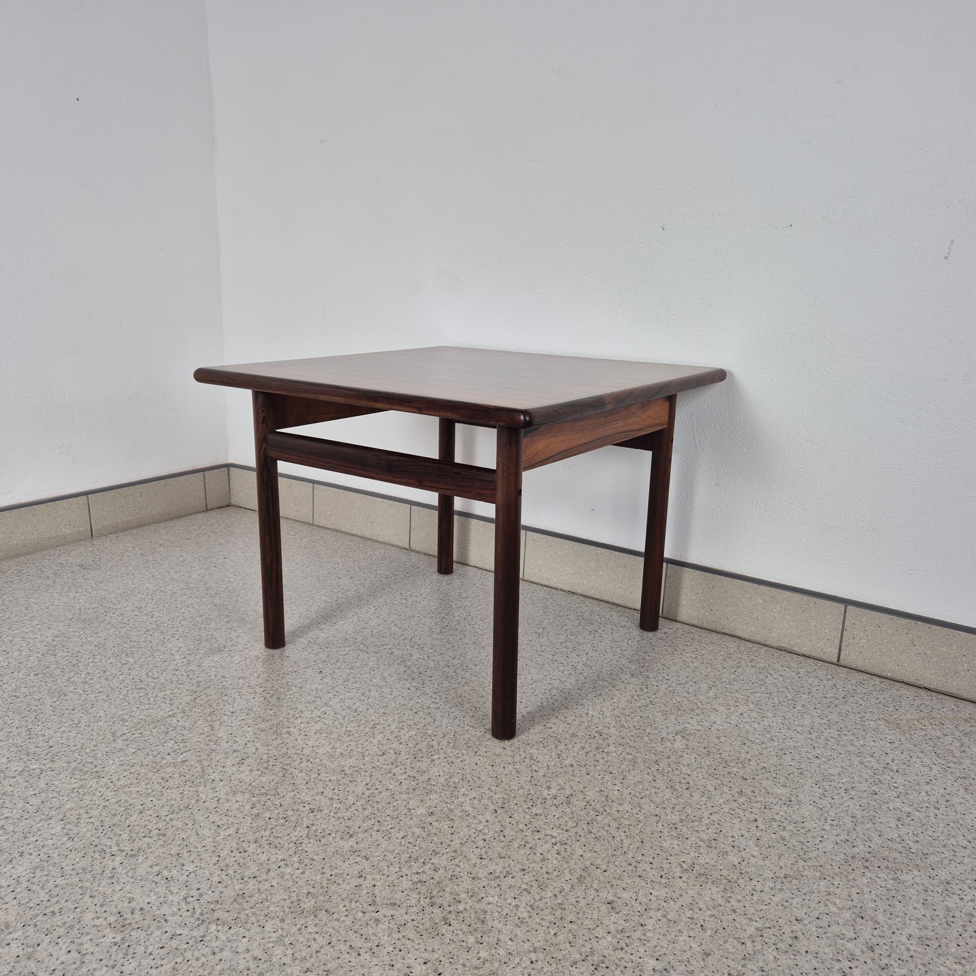 Coffee table, dark brown rosewood, by T. Afdal, Bruksbo, Denmark, 1960s. - 125049