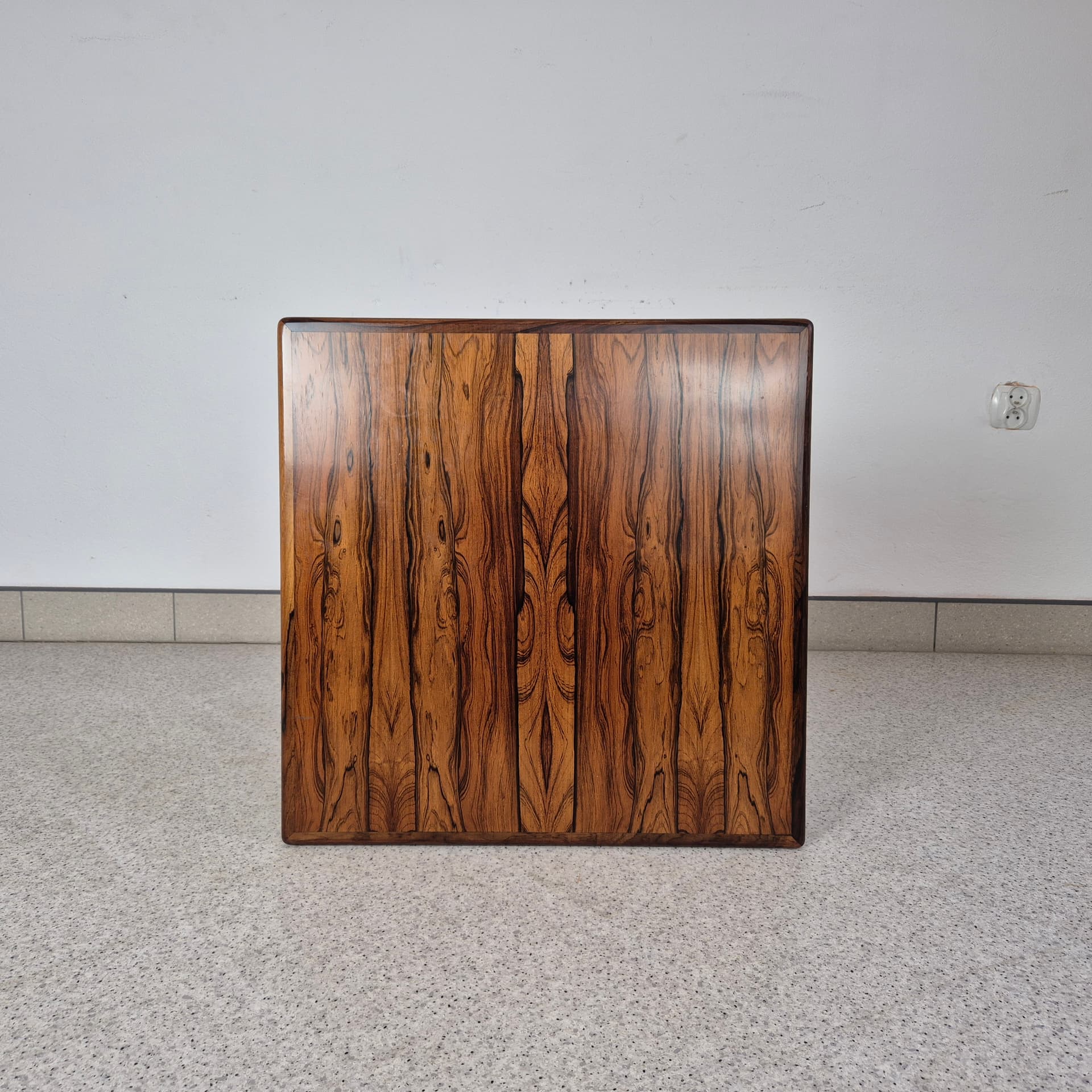 Coffee table, dark brown rosewood, by T. Afdal, Bruksbo, Denmark, 1960s. - 125052