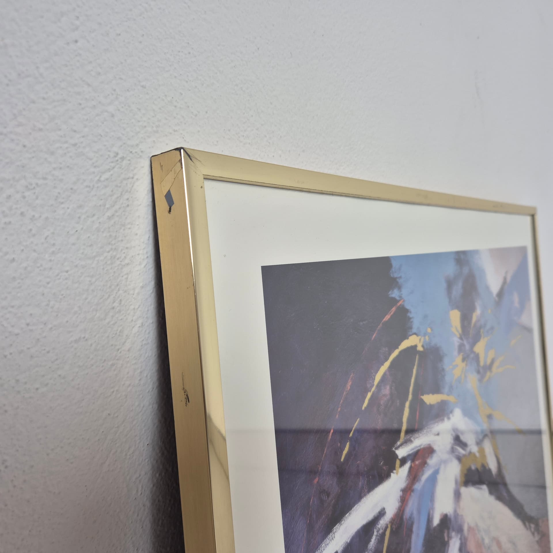 Wydruk na płótnie abstrakcyjny, multikolor, Niemcy, lata 90. - 125125