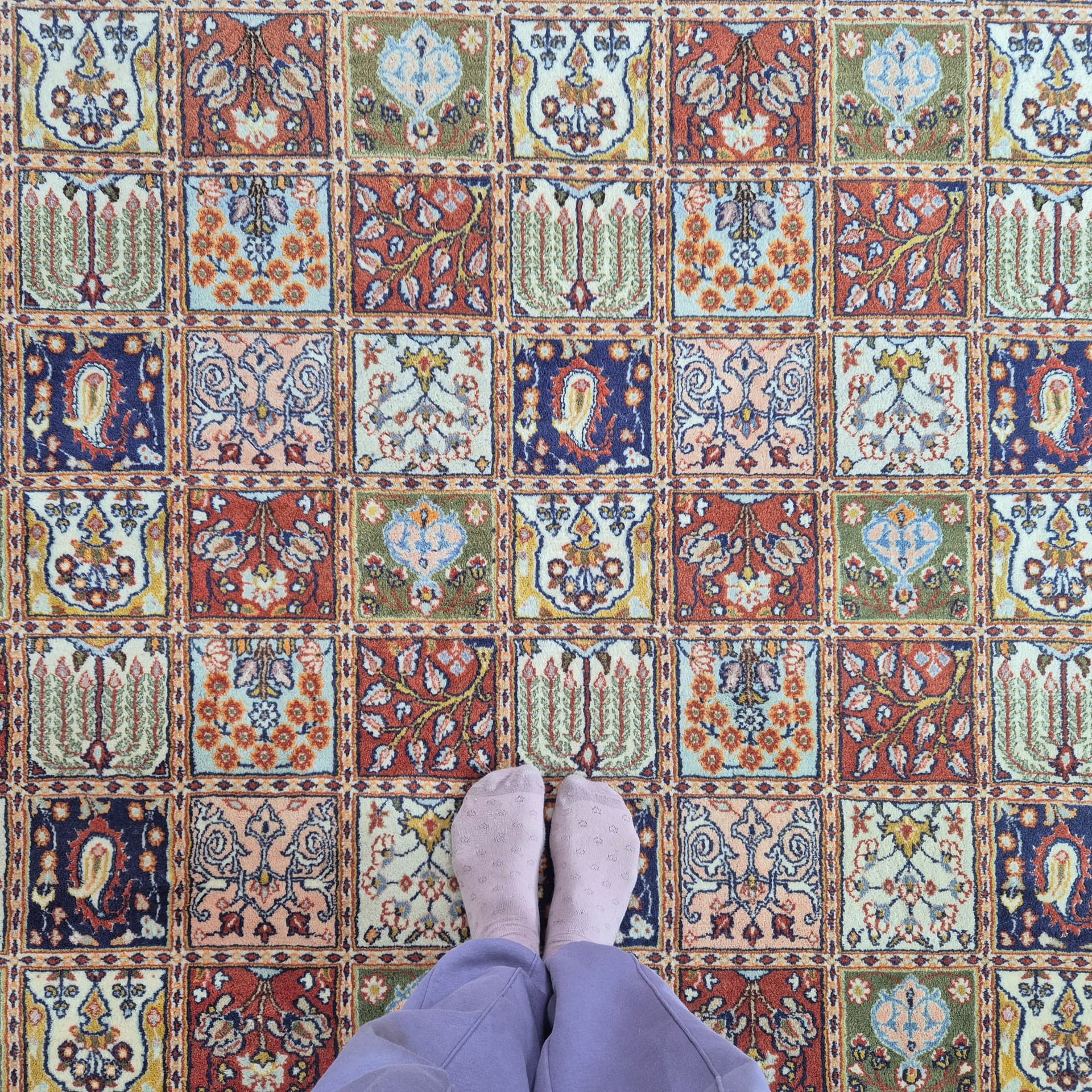 Dywan Moud 294x205 cm, multikolor, wełna, Iran, lata 60. - 125226