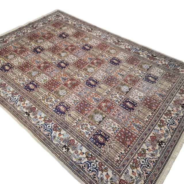 Dywan Moud 294x205 cm, multikolor, wełna, Iran, lata 60. - WYMIARY