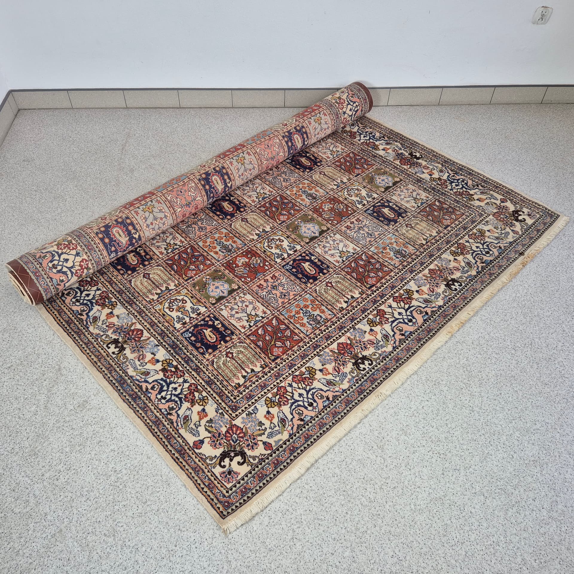 Dywan Moud 294x205 cm, multikolor, wełna, Iran, lata 60. - 125218