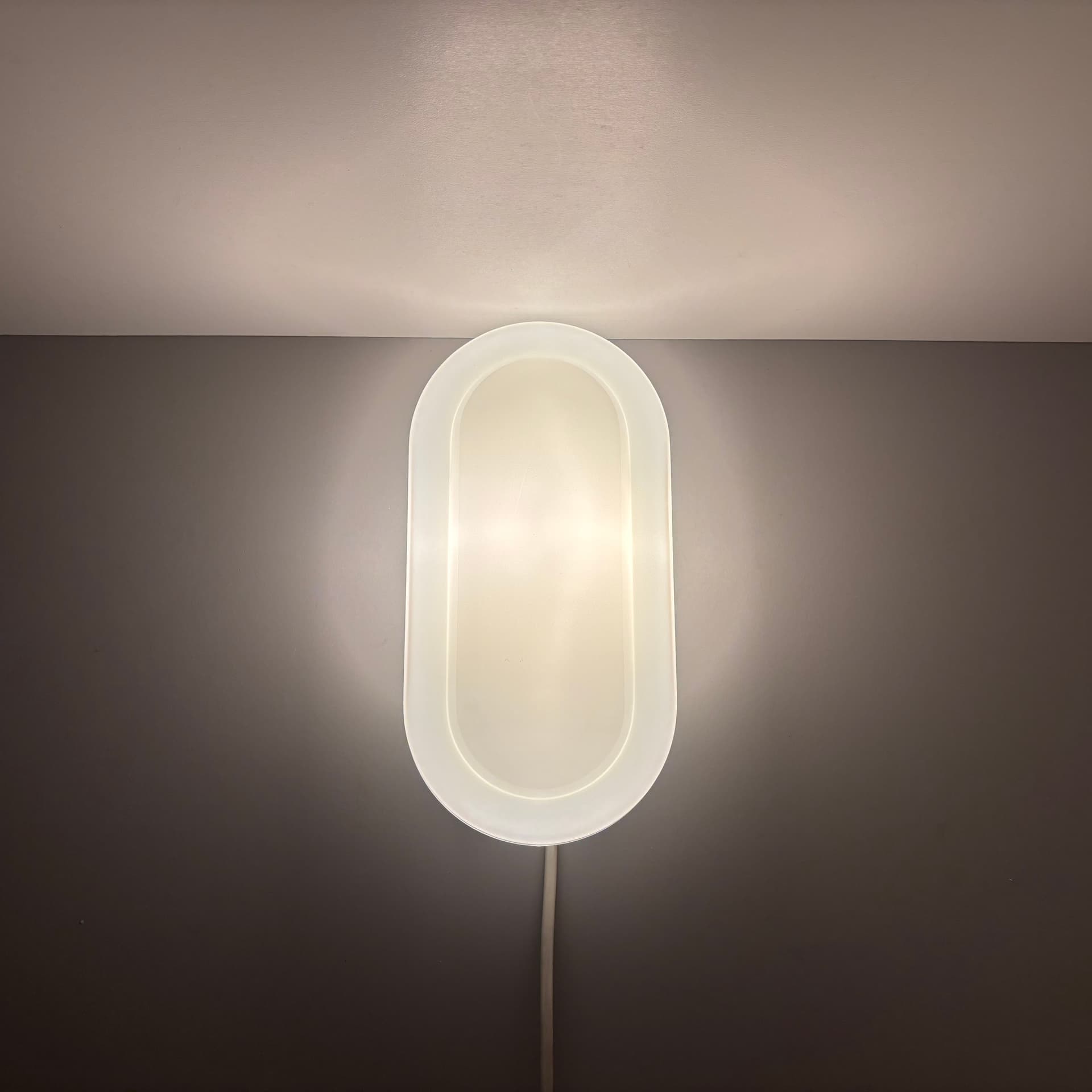 Set of wall sconces, white, Peill&Putzler, Germany, 1970s. - 125460