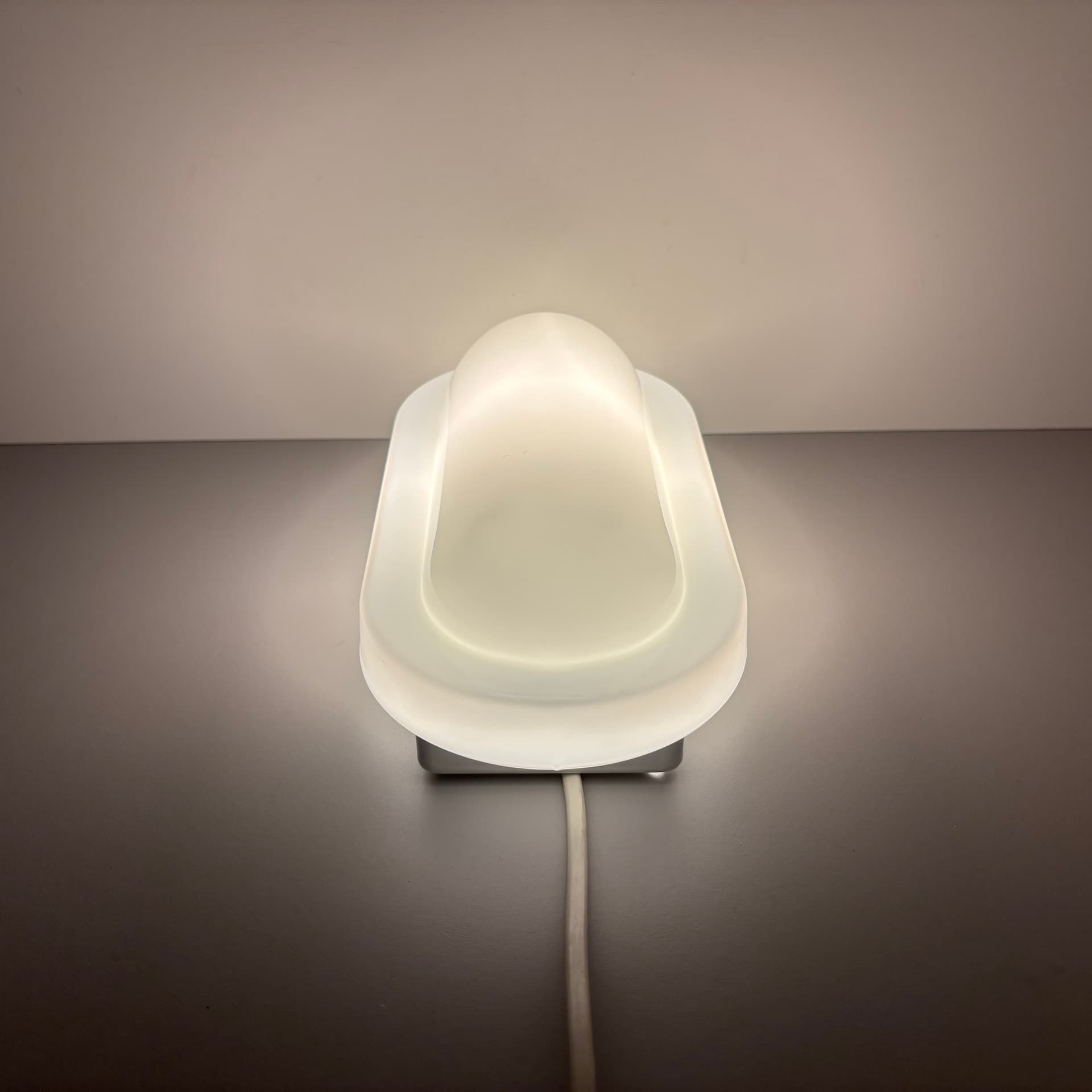 Set of wall sconces, white, Peill&Putzler, Germany, 1970s. - 125454