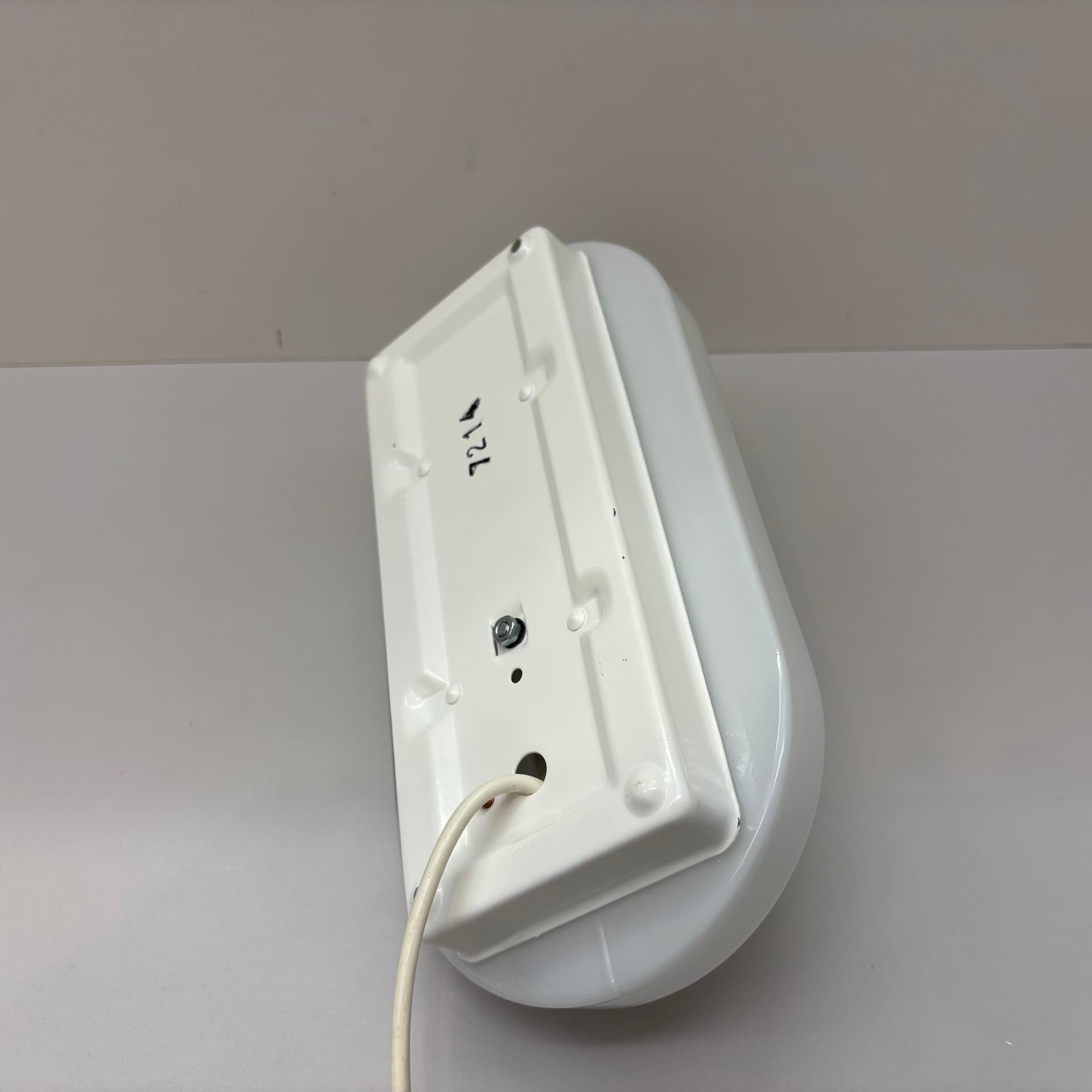 Set of wall sconces, white, Peill&Putzler, Germany, 1970s. - 125453