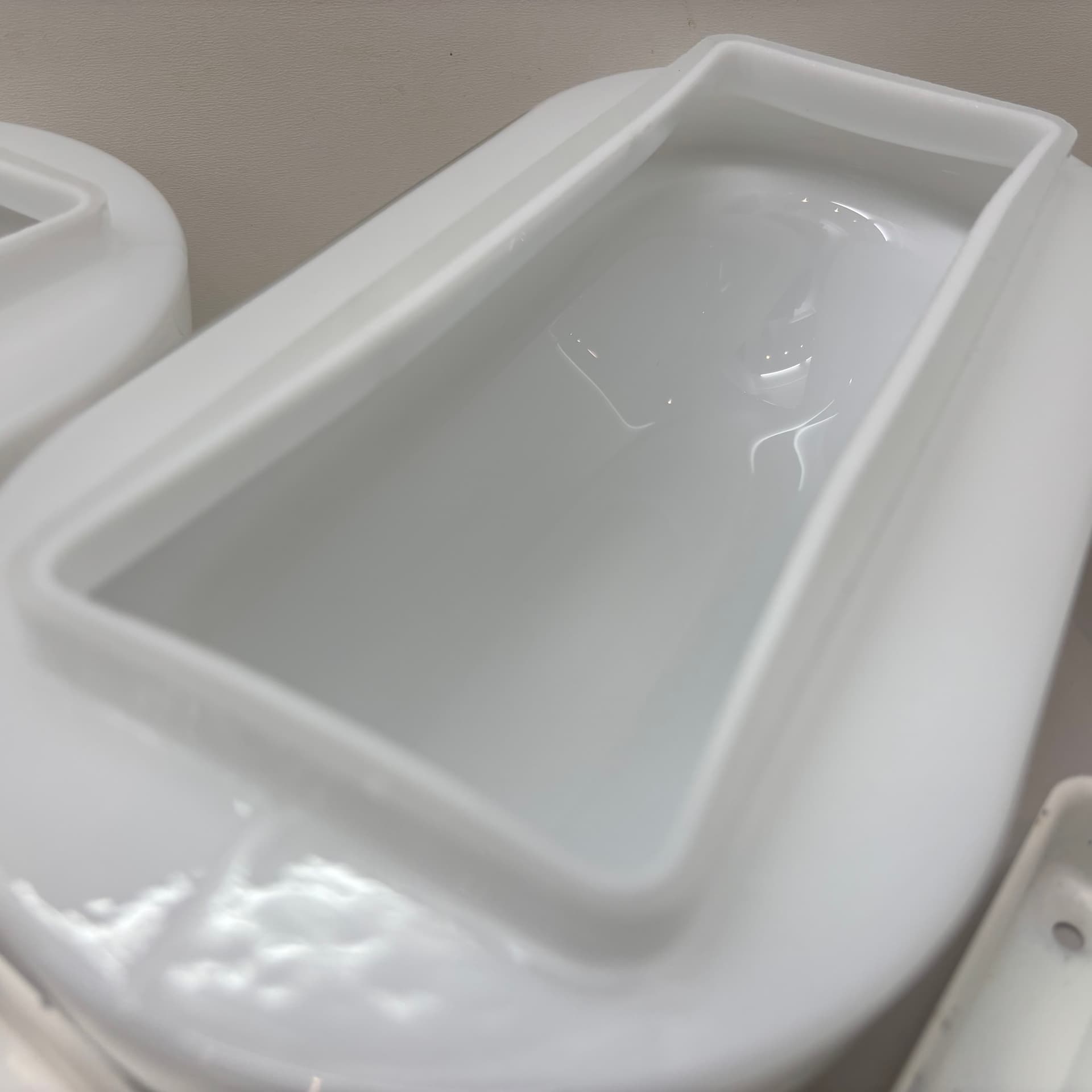 Set of wall sconces, white, Peill&Putzler, Germany, 1970s. - 125464