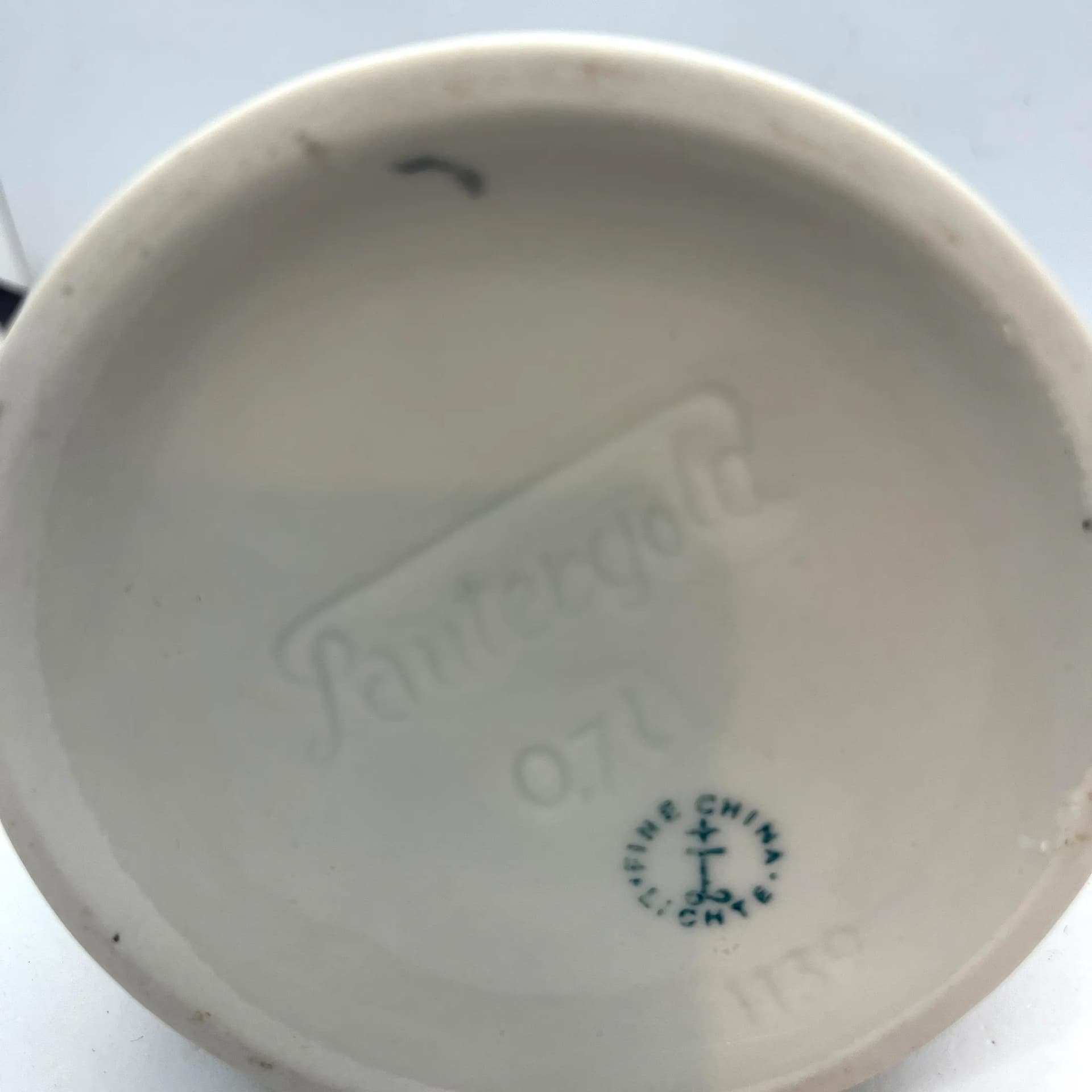 Butelka dekoracyjna Bizon, porcelana biała, Lichte Fine China, Niemcy, lata 70. - 126276