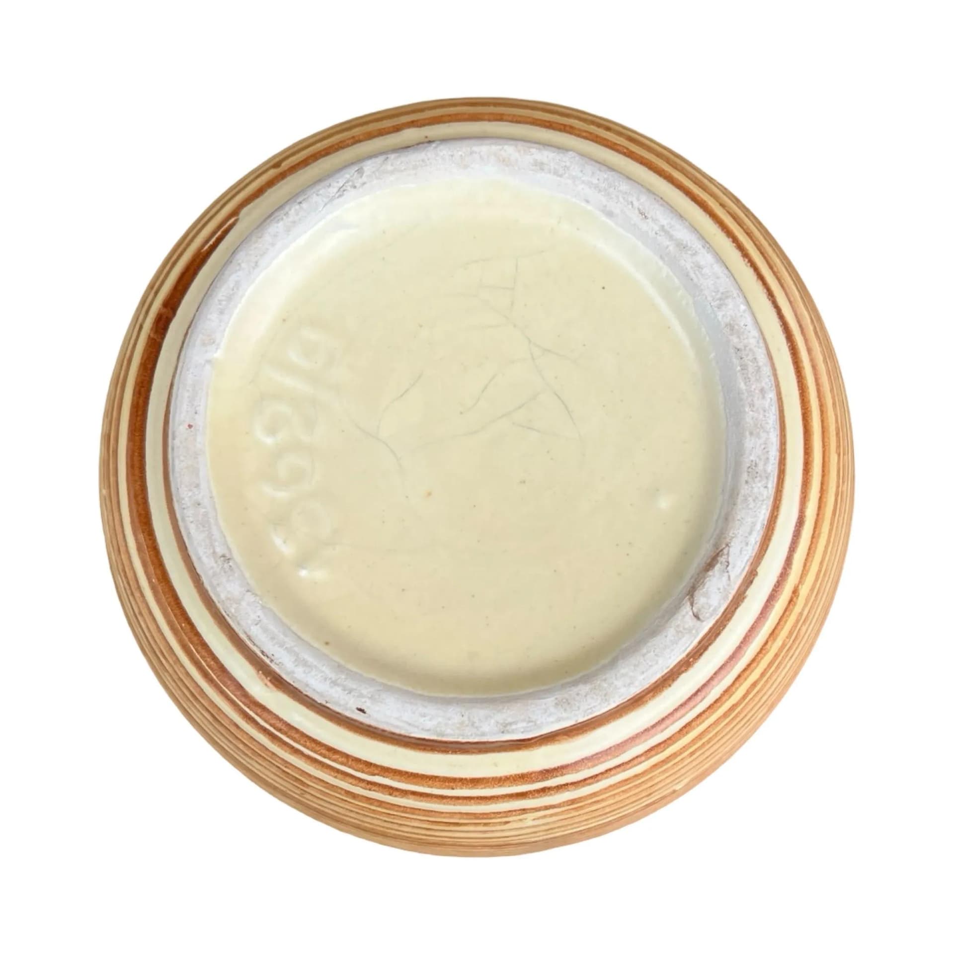 Wazon, brązowy beżowy, ceramika, Niemcy, lata 50. - 126257