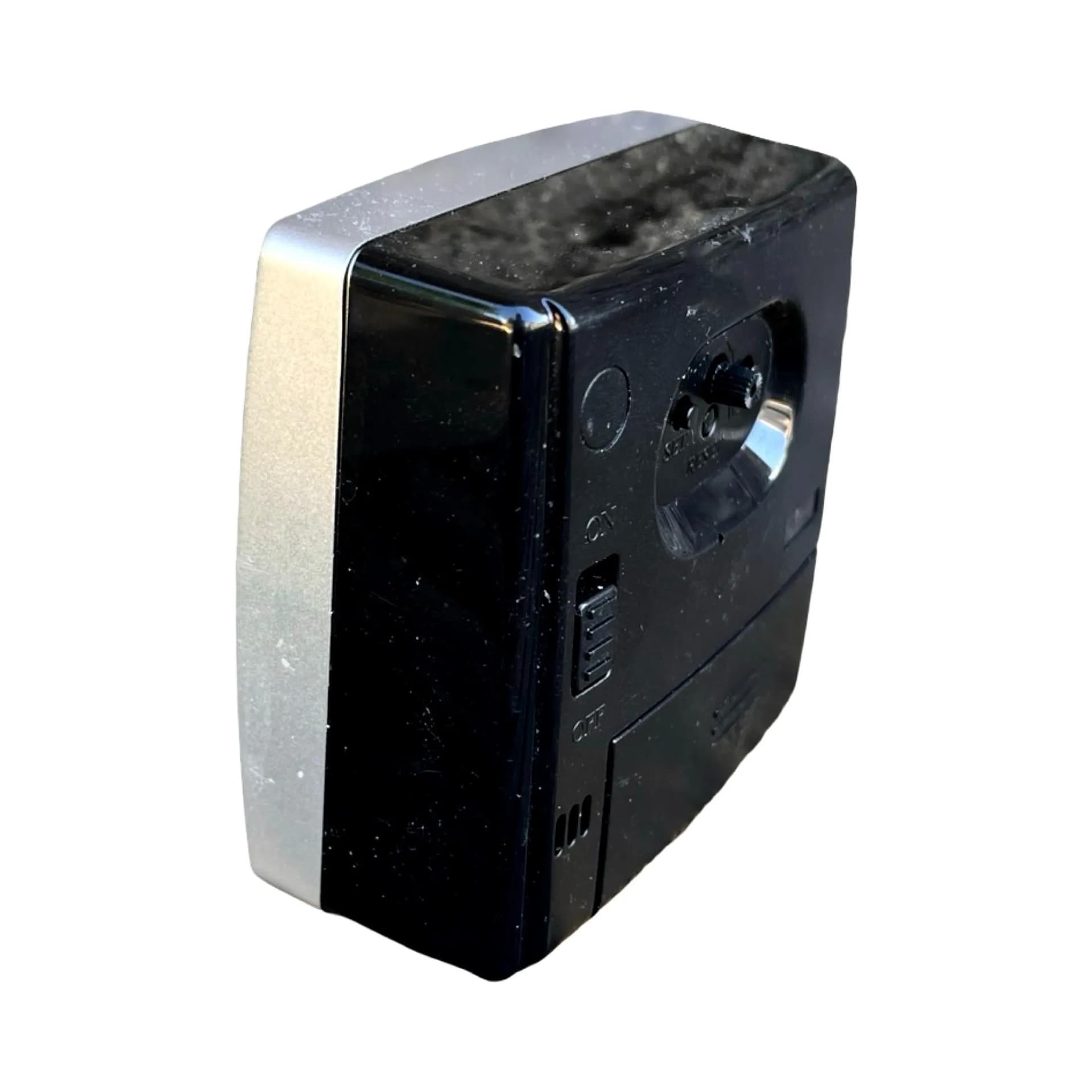 Budzik Space Age, srebrny, plastik, Seiko, Japonia, lata 80. - 126251