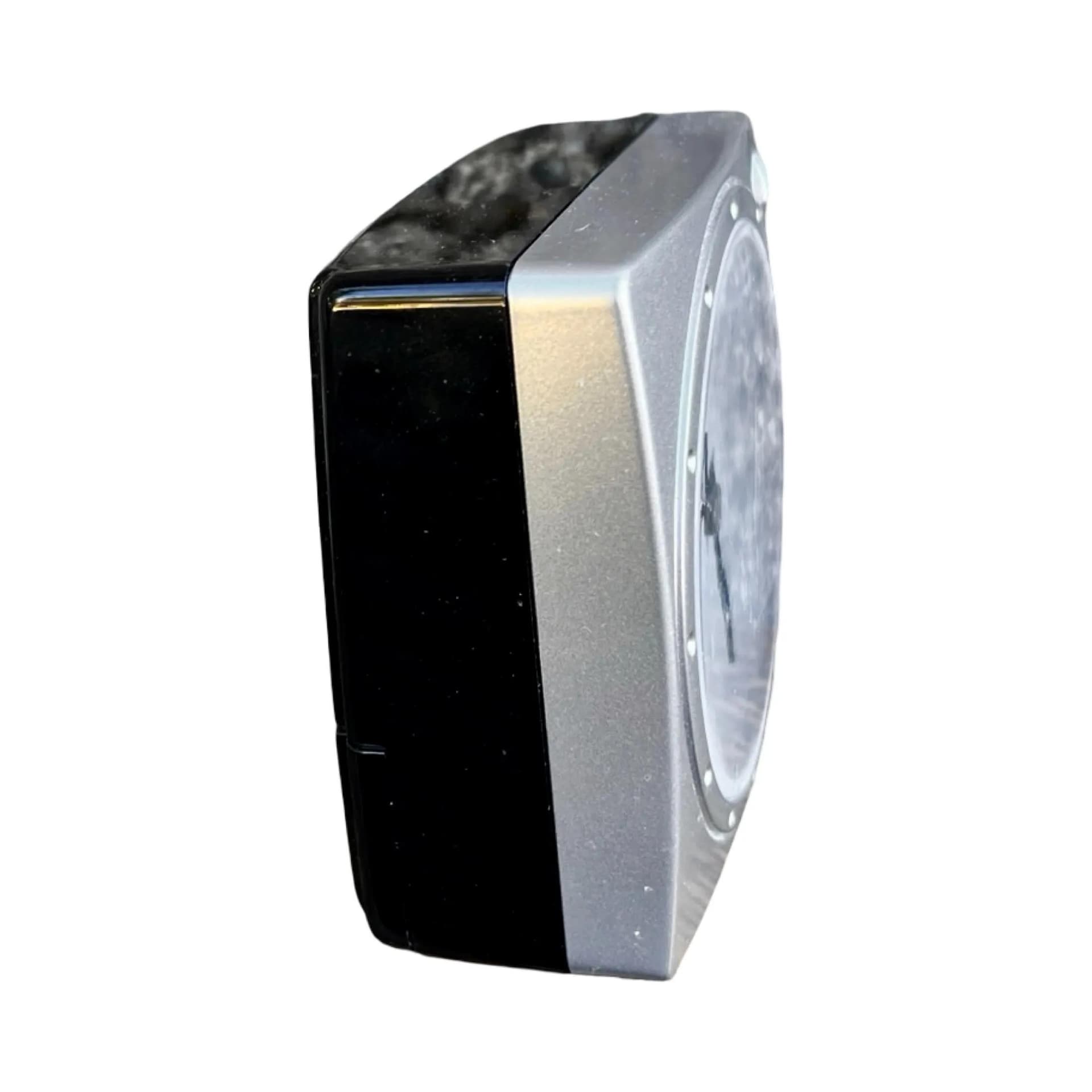 Budzik Space Age, srebrny, plastik, Seiko, Japonia, lata 80. - 126248