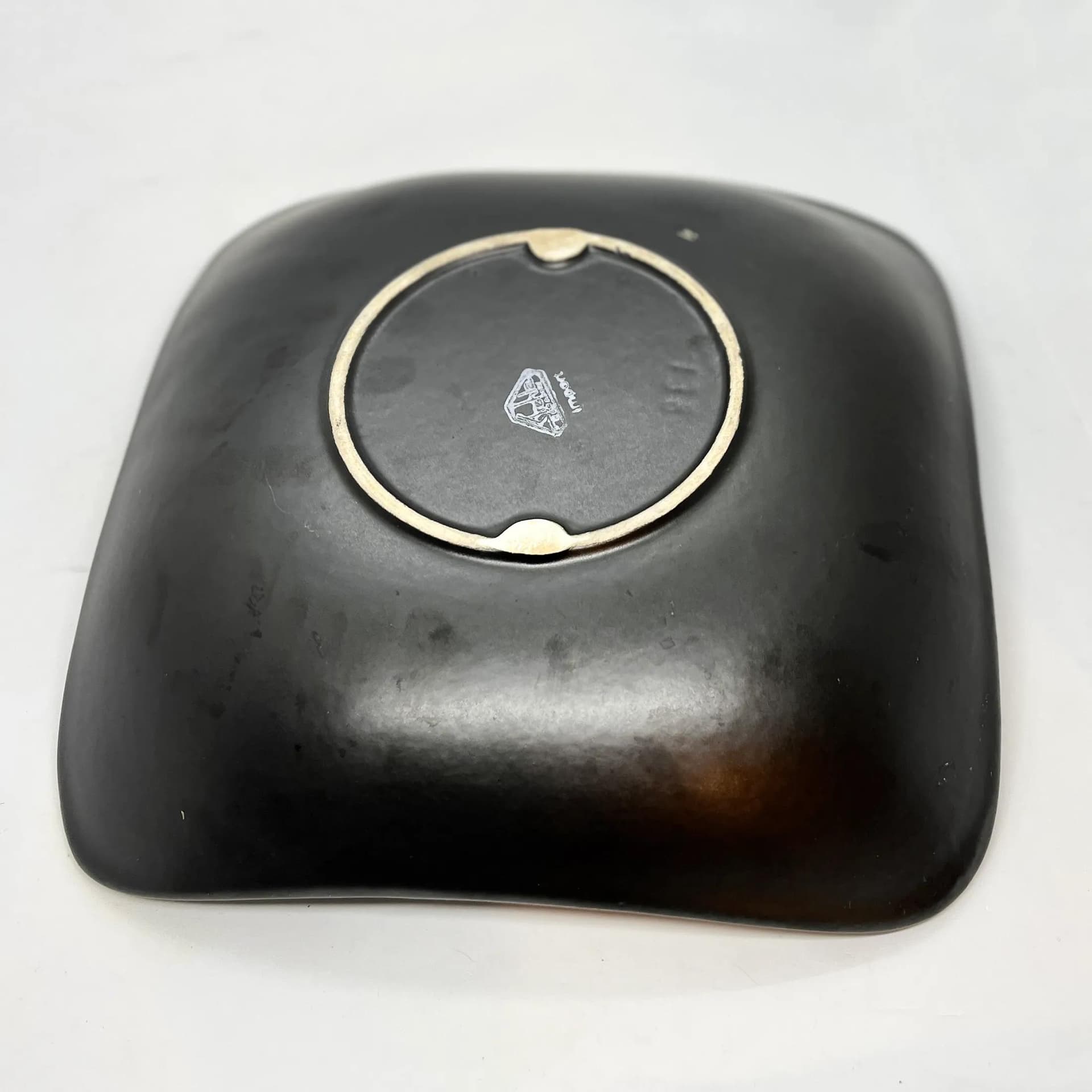 Bowl Strehla, black stoneware, Strehla Keramik, Germany, 1970s. - 126230