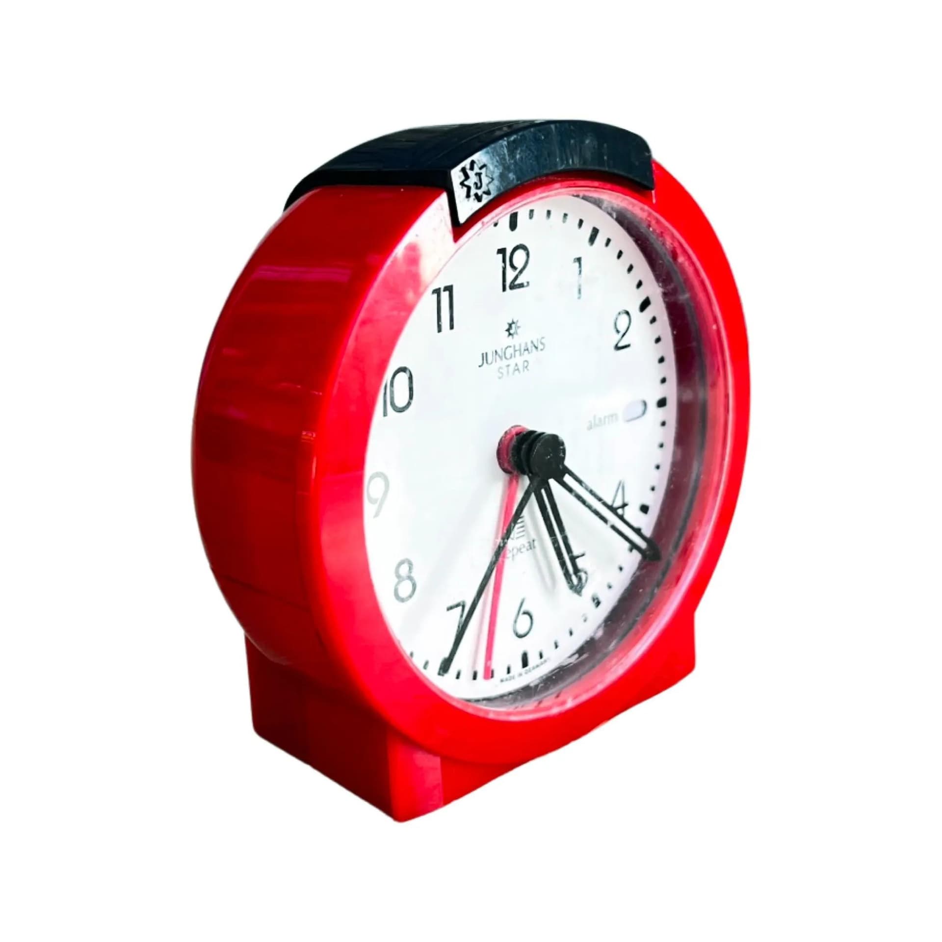 Budzik Star, multikolor, plastik, Junghans, Niemcy, lata 80. - 126108