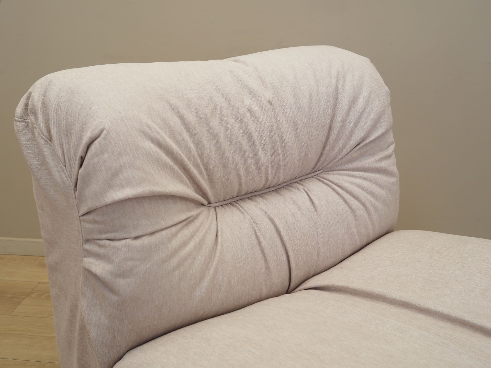 Armchair, beige fabric, Italy, 1970s. - 125948