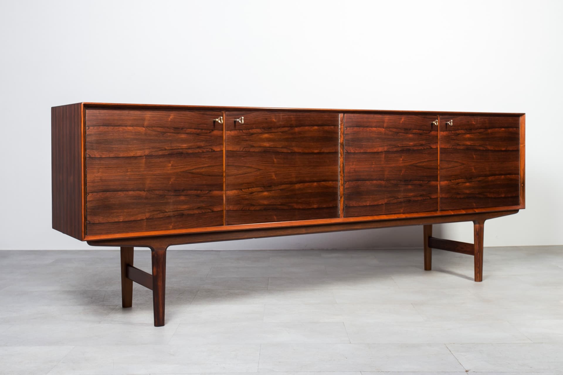 Sideboard Hertug, brown rosewood, by T. Afdal, Bruksbo, Norway, 1960s. - 8437