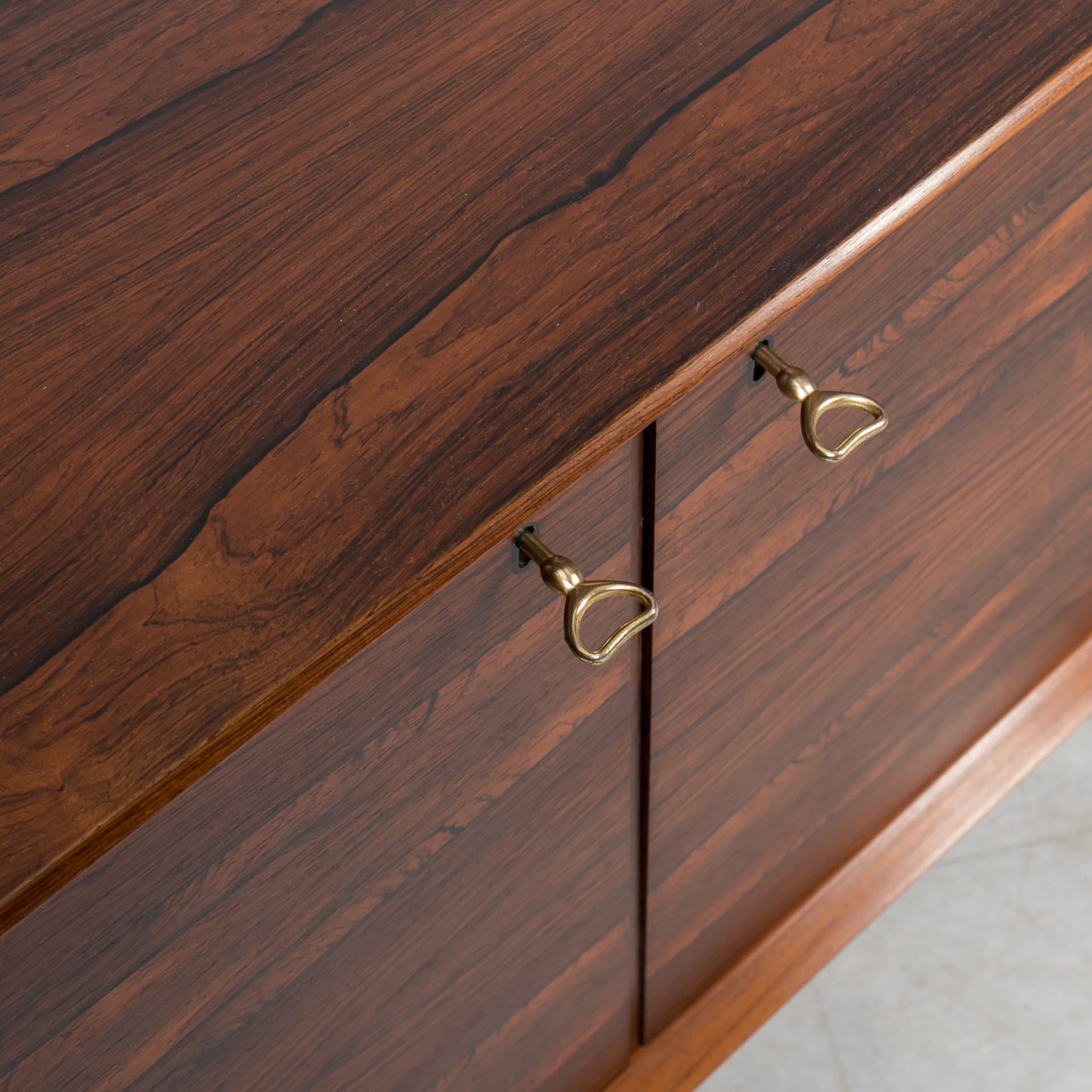 Sideboard Hertug, brown rosewood, by T. Afdal, Bruksbo, Norway, 1960s. - 8445