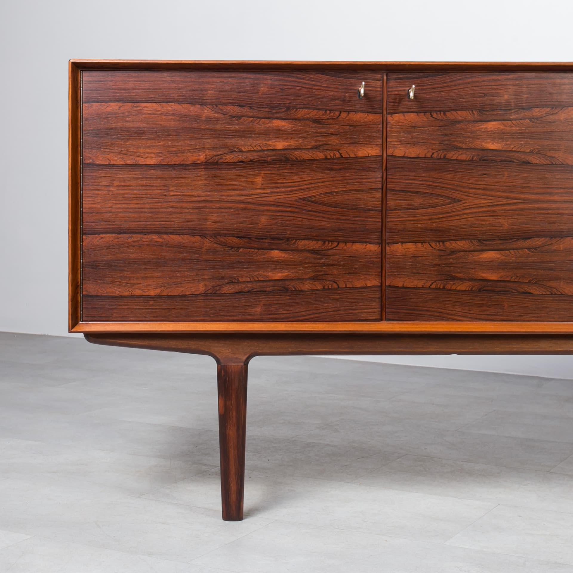 Sideboard Hertug, brown rosewood, by T. Afdal, Bruksbo, Norway, 1960s. - 8443